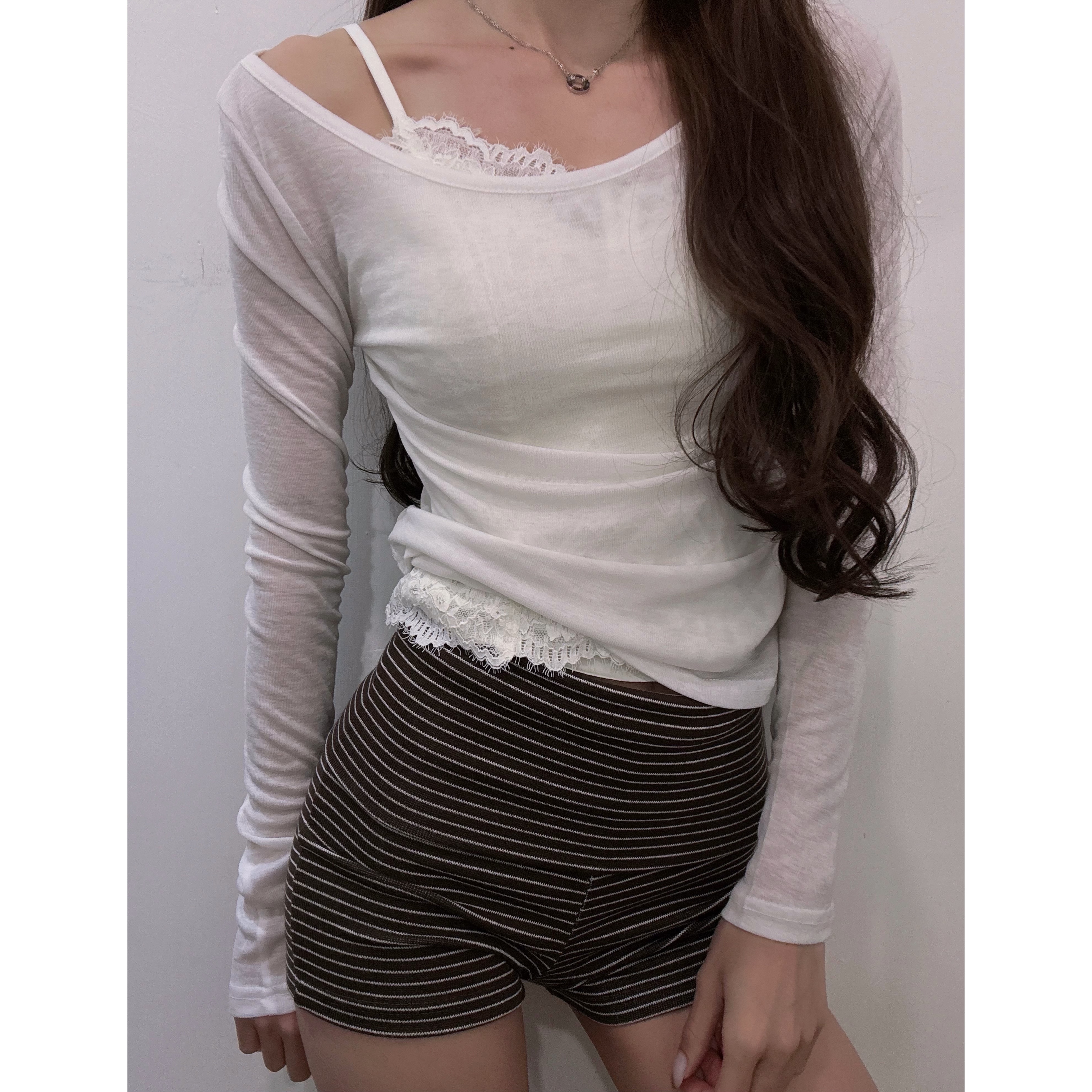新品價11月1截單🧸2610Q《SHEER LS TOP》 