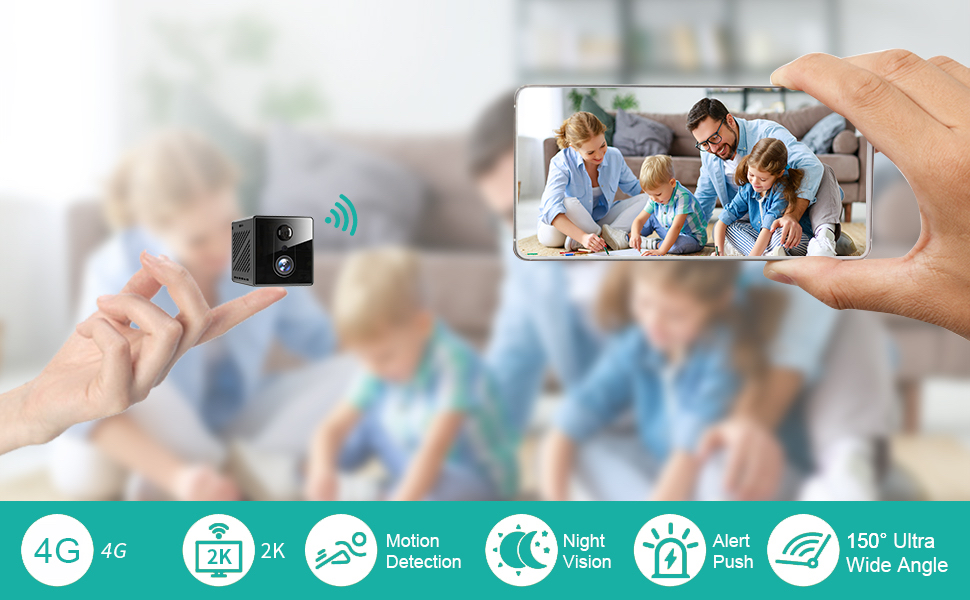 2K 充電式4G微型攝影機