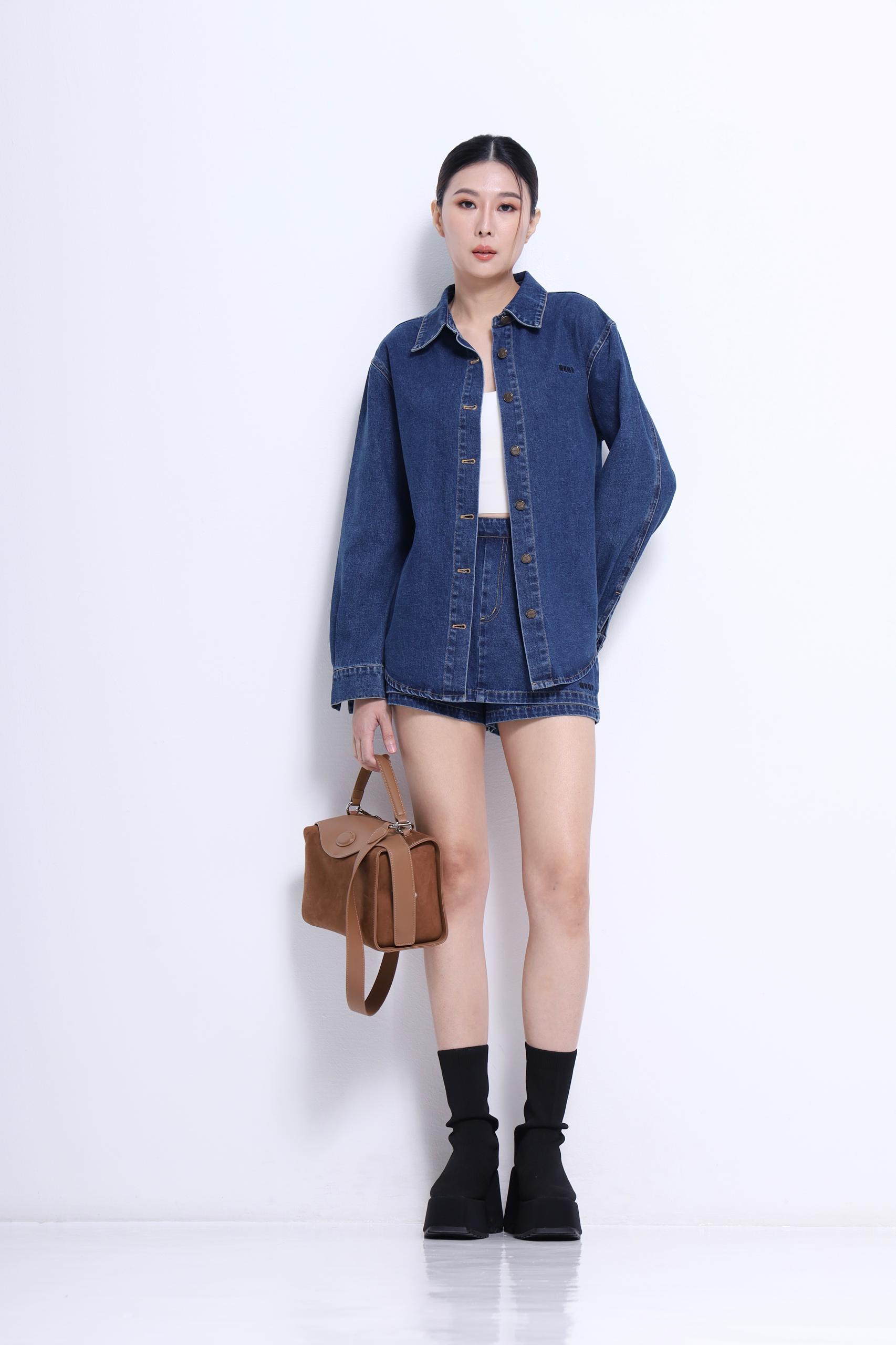 独家套装牛仔裤裙 1622