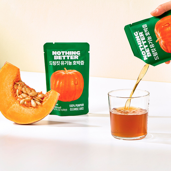 《Pre-Order》NOTHING BETTER 有機南瓜汁 (醫美後/去水腫聖品)｜韓國藥局必買系列