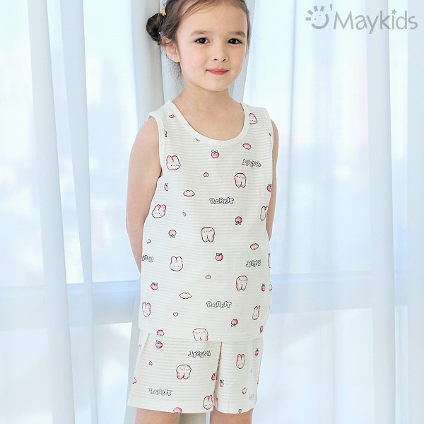 Maykids 無袖家居服 (雲朵兔兔)