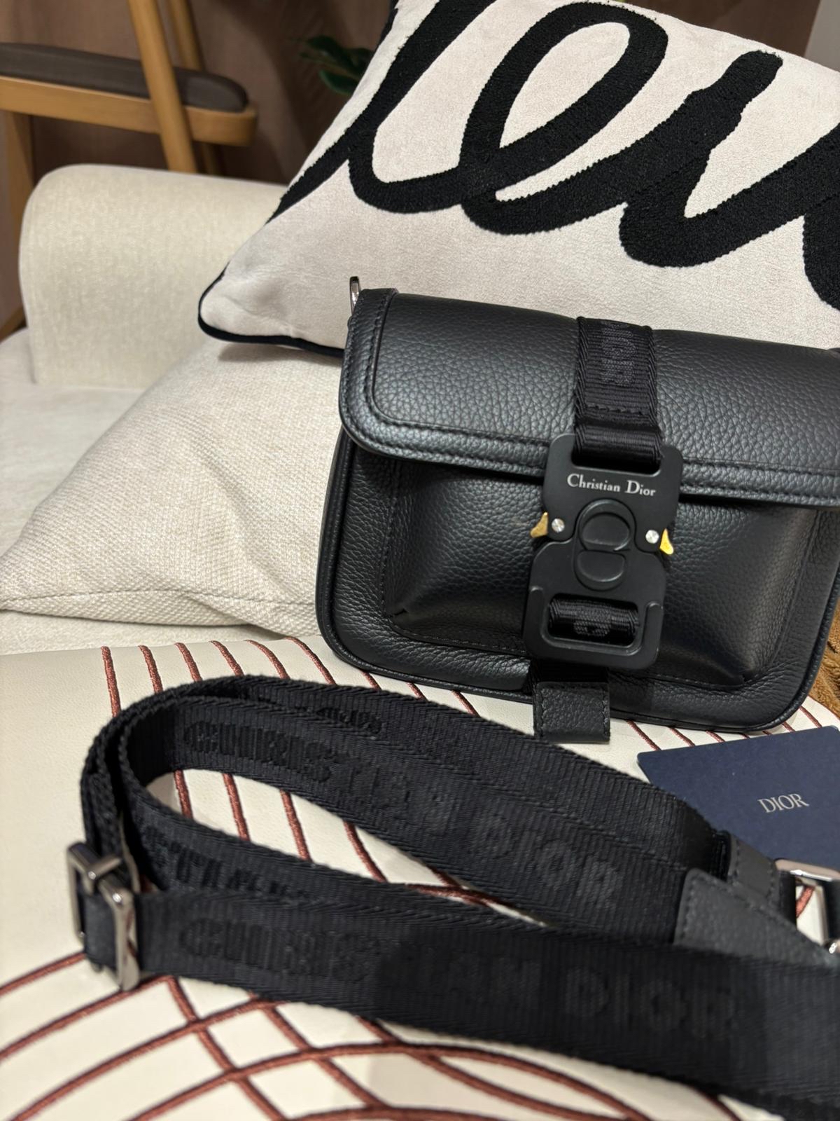 Dior Gallop mini Shoulder Bag Grained calfskin 100%Authentic, 98%New ✅Dust bag ✅Box