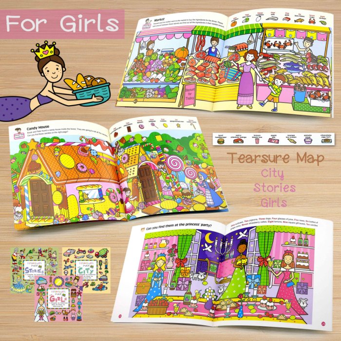(全套3冊) TREASURE MAP set for Girl (現貨)