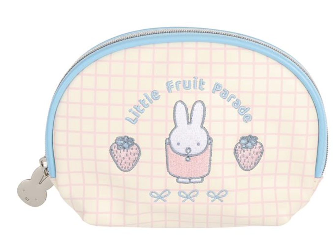 🐰Pre Order  - miffy 聯乘限定 Little Fruit Parade 刺繡 Pouch / 毛巾   ( 📦 大約 5月中到貨, 若遇到缺貨或其它因素貨期會延遲 ）