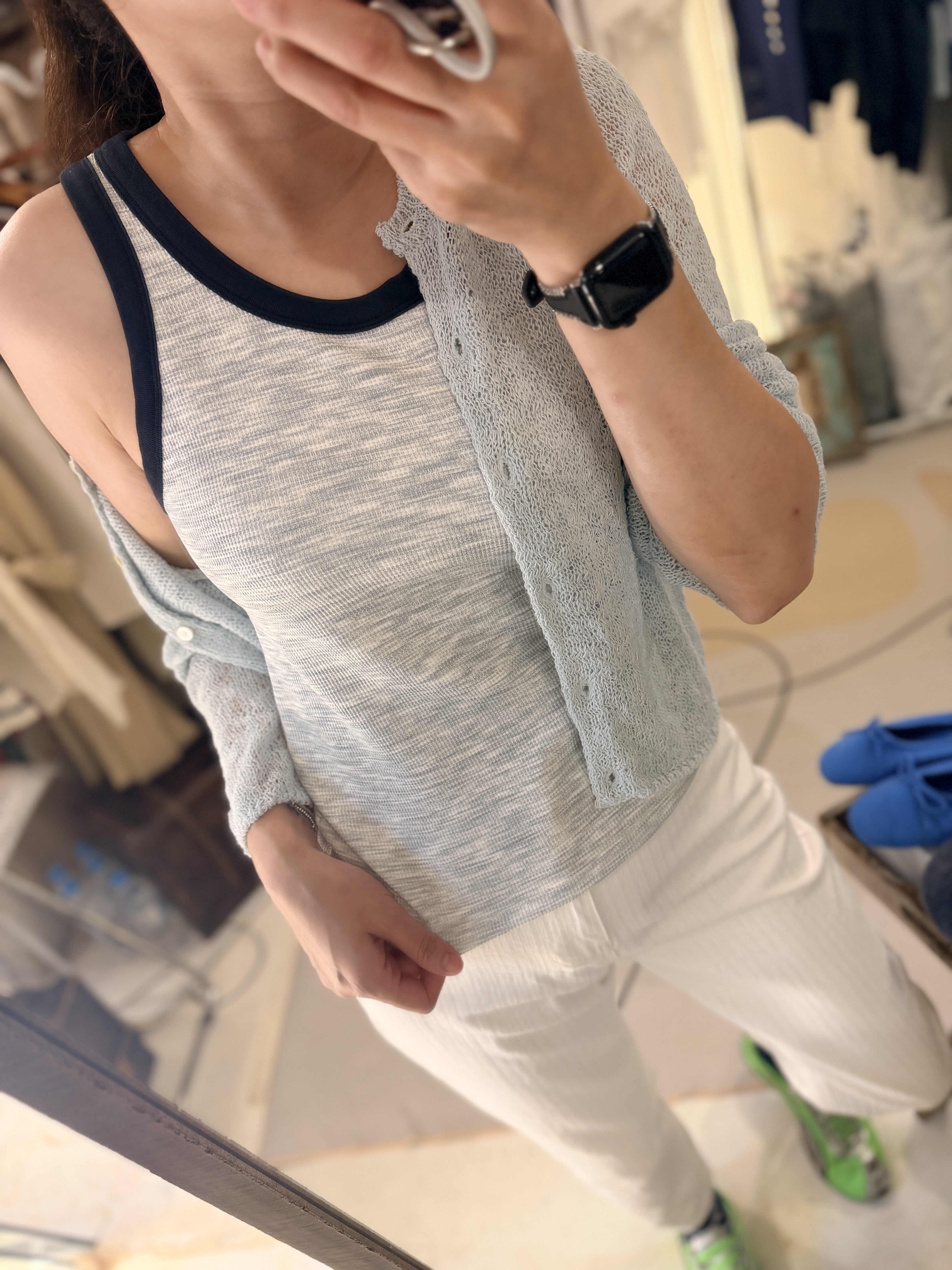 Blue vest