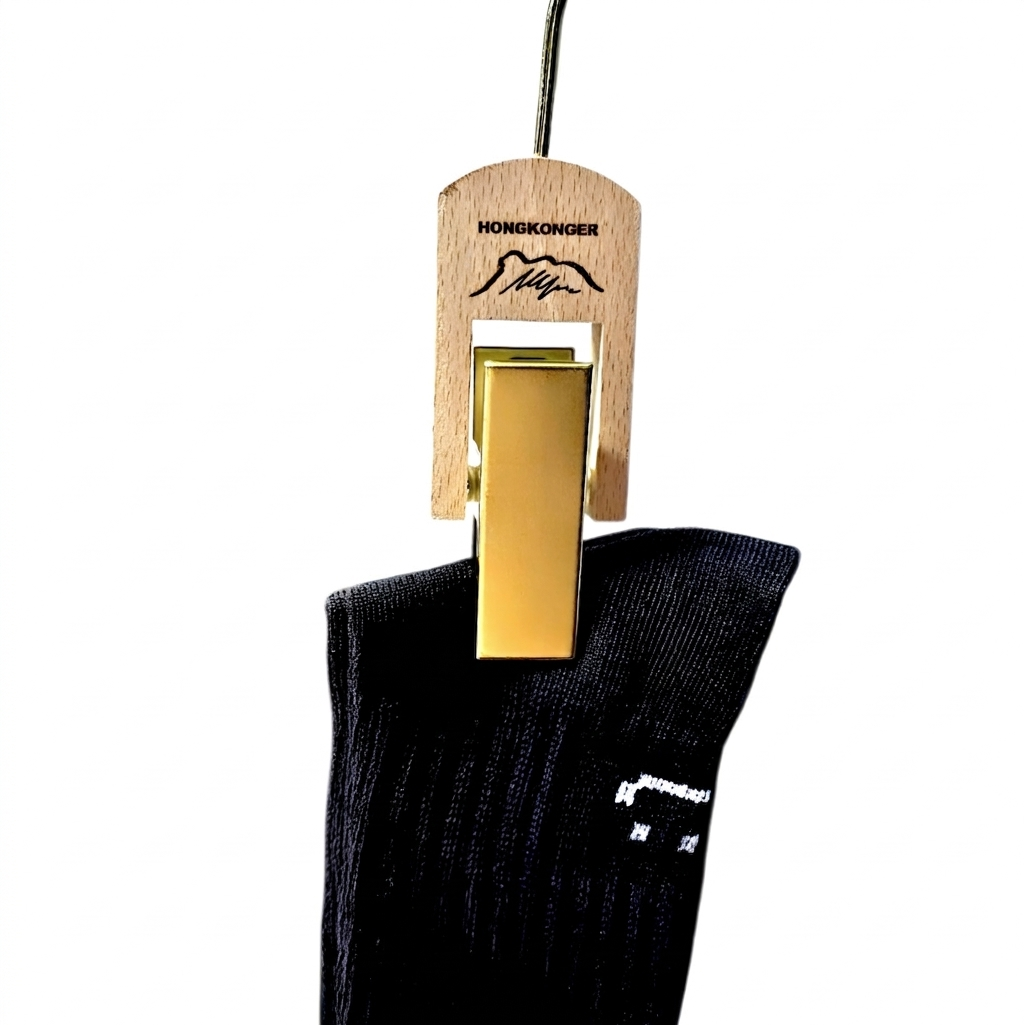HONGKONGER 木質多功能吊掛夾