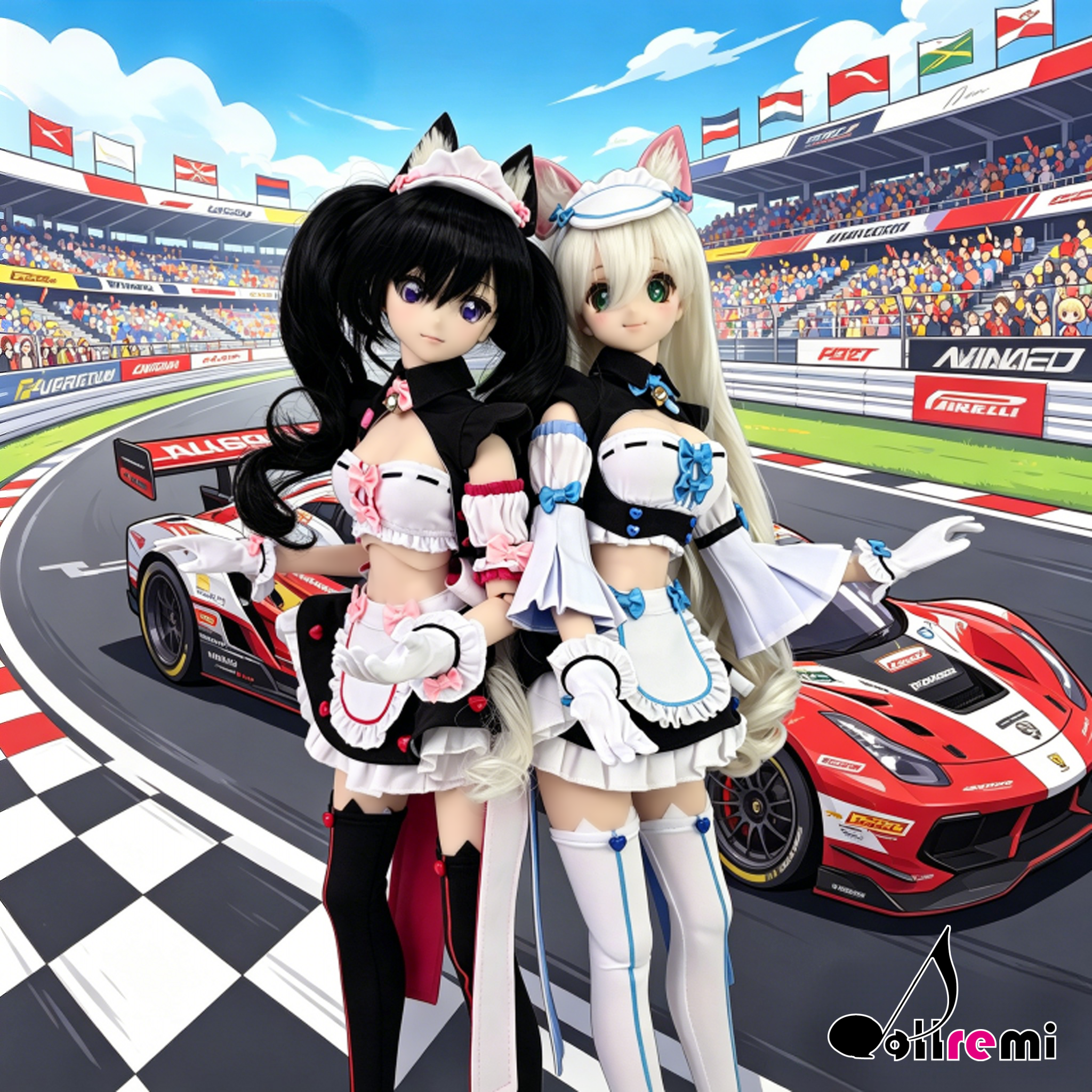 【dollremi】(DD0713) COS NEKOPARA Vol.1 Soleil opened! Vanilla Racing Girl Ver. 香草 賽車女郎 ver.
