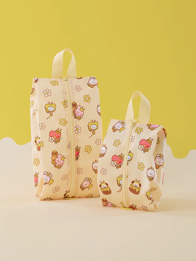 📦訂購 韓國代購 Line Friends BT21 minini MULTI POUCH SET (HONEY BEE) 收納袋套裝