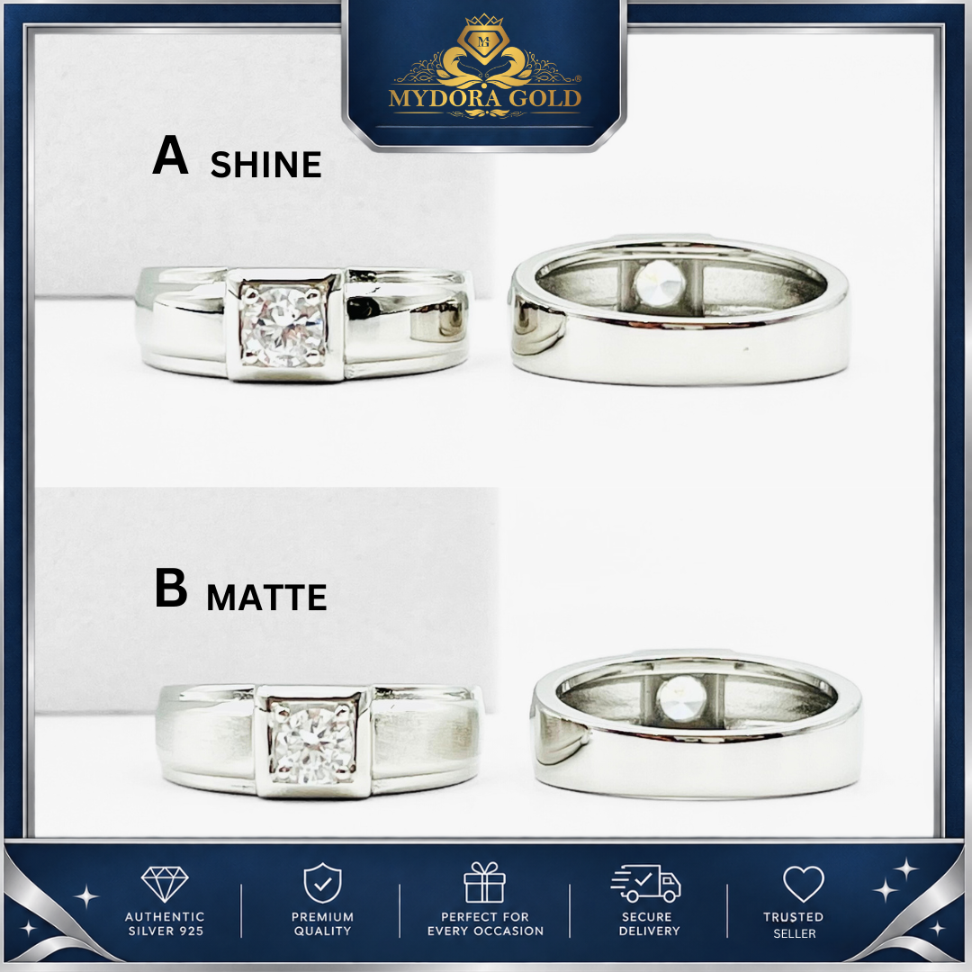 MYDORA 925 Silver Ring - Cincin SOLEMN ONE Collection