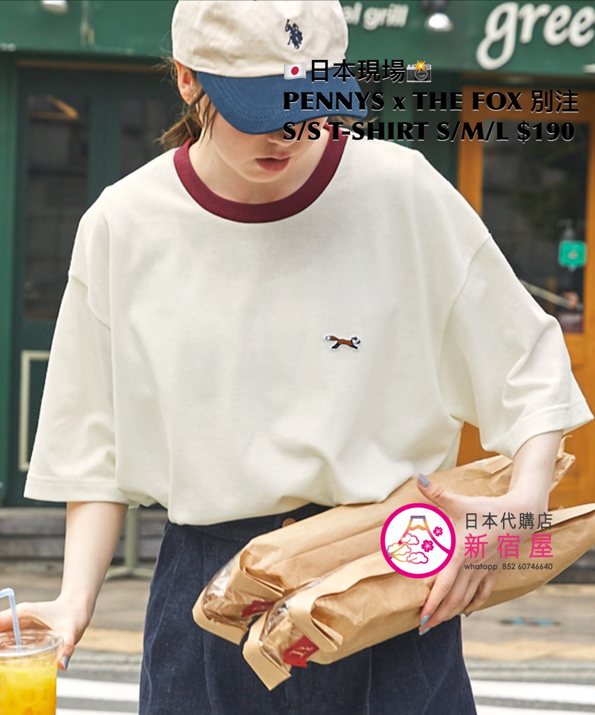 PENNYS x THE FOX 別注 S/S T-SHIRT