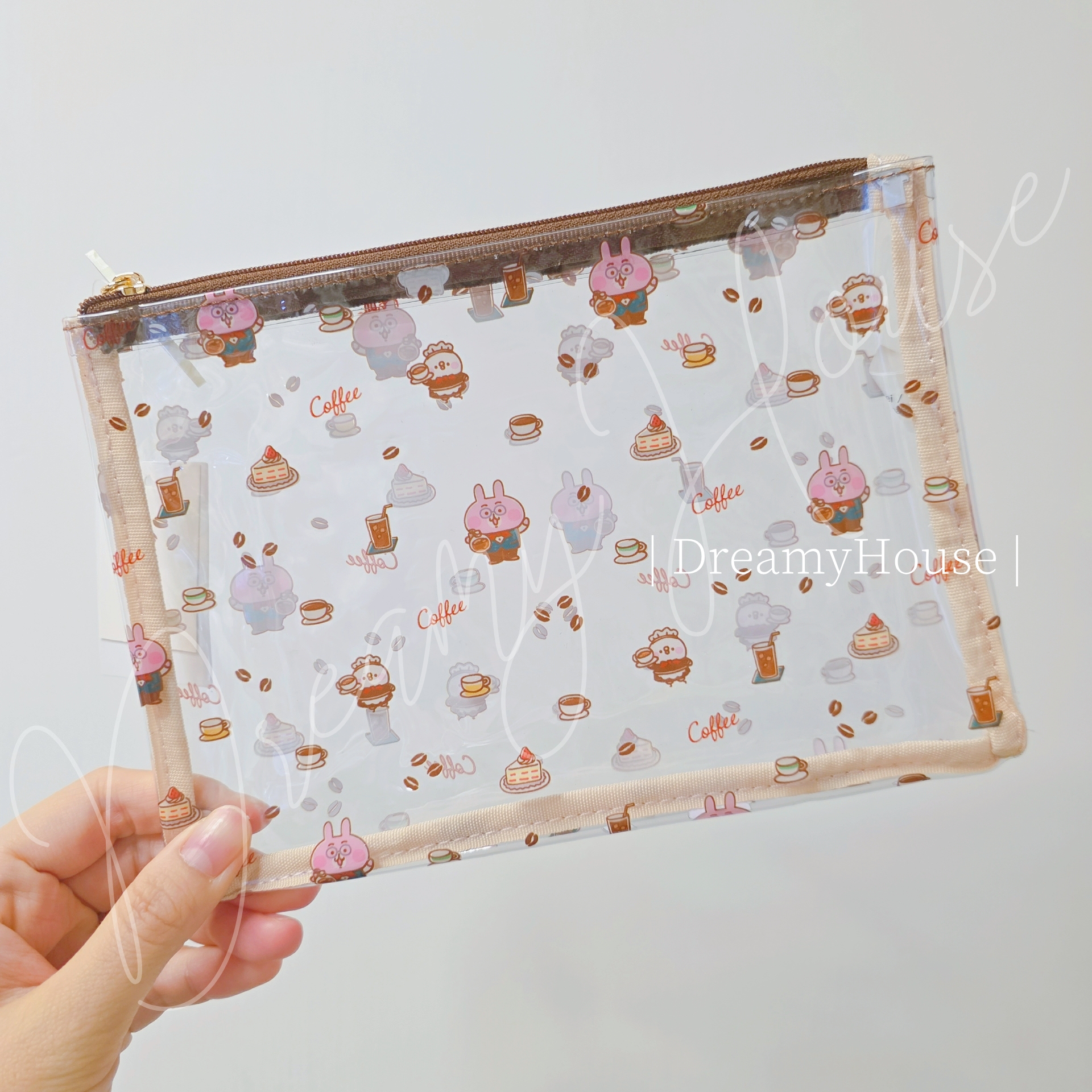 日本 kanahei 純喫茶限定店 收納袋SET 拉鍊袋SET