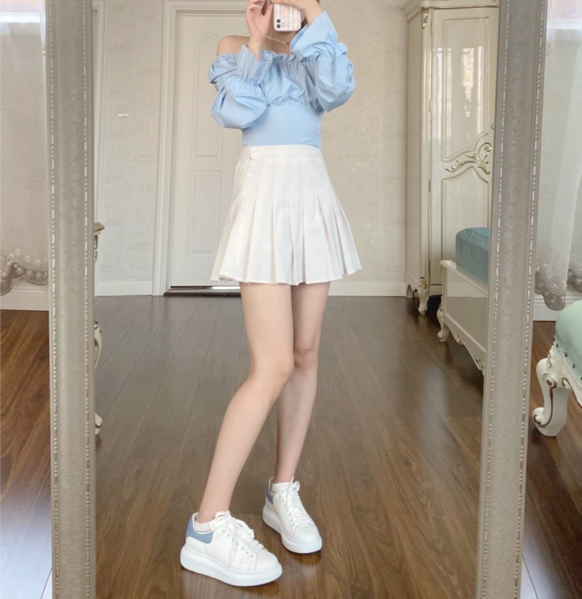 限時優惠✨訂貨📮McQueen 經典款霧霾藍sneaker  Size 36-39/40