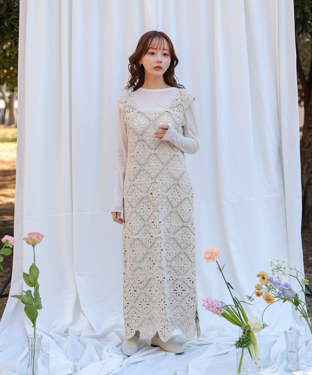 <JP> Premium 復古鉤針編織波浪 OPS * 3色入 <預購>