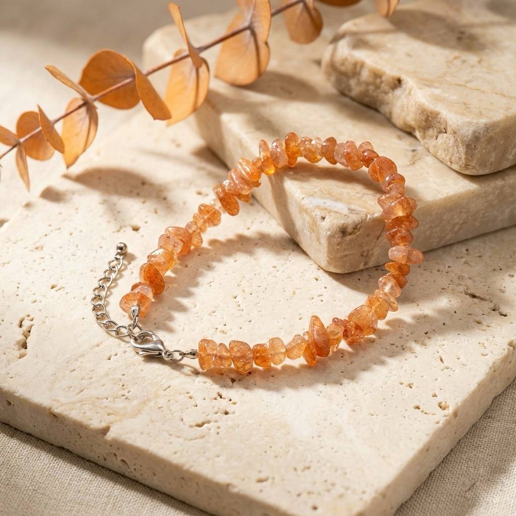 Sunstone Crystal Bracelet 