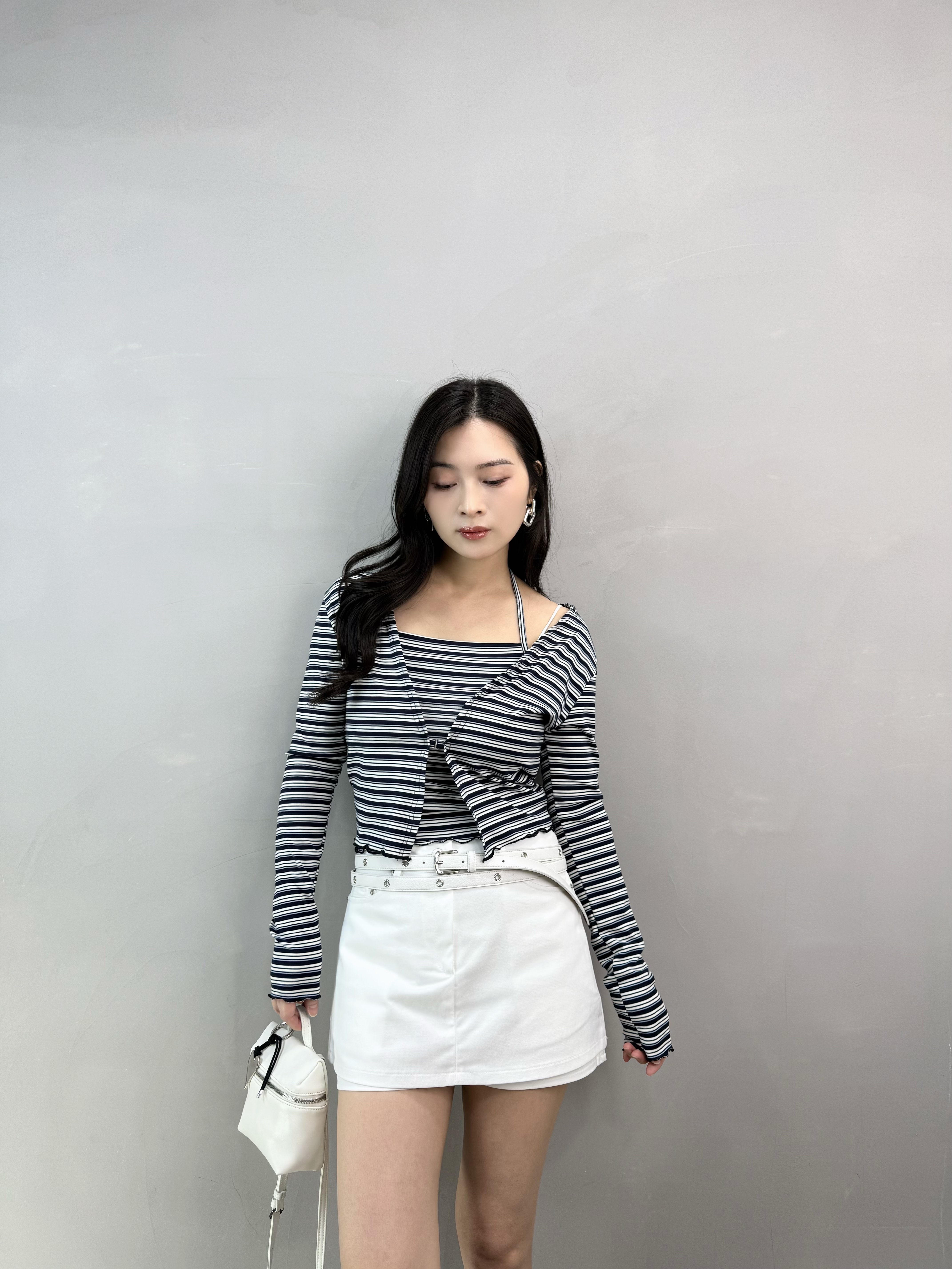 L76 橫間吊帶+外套Set