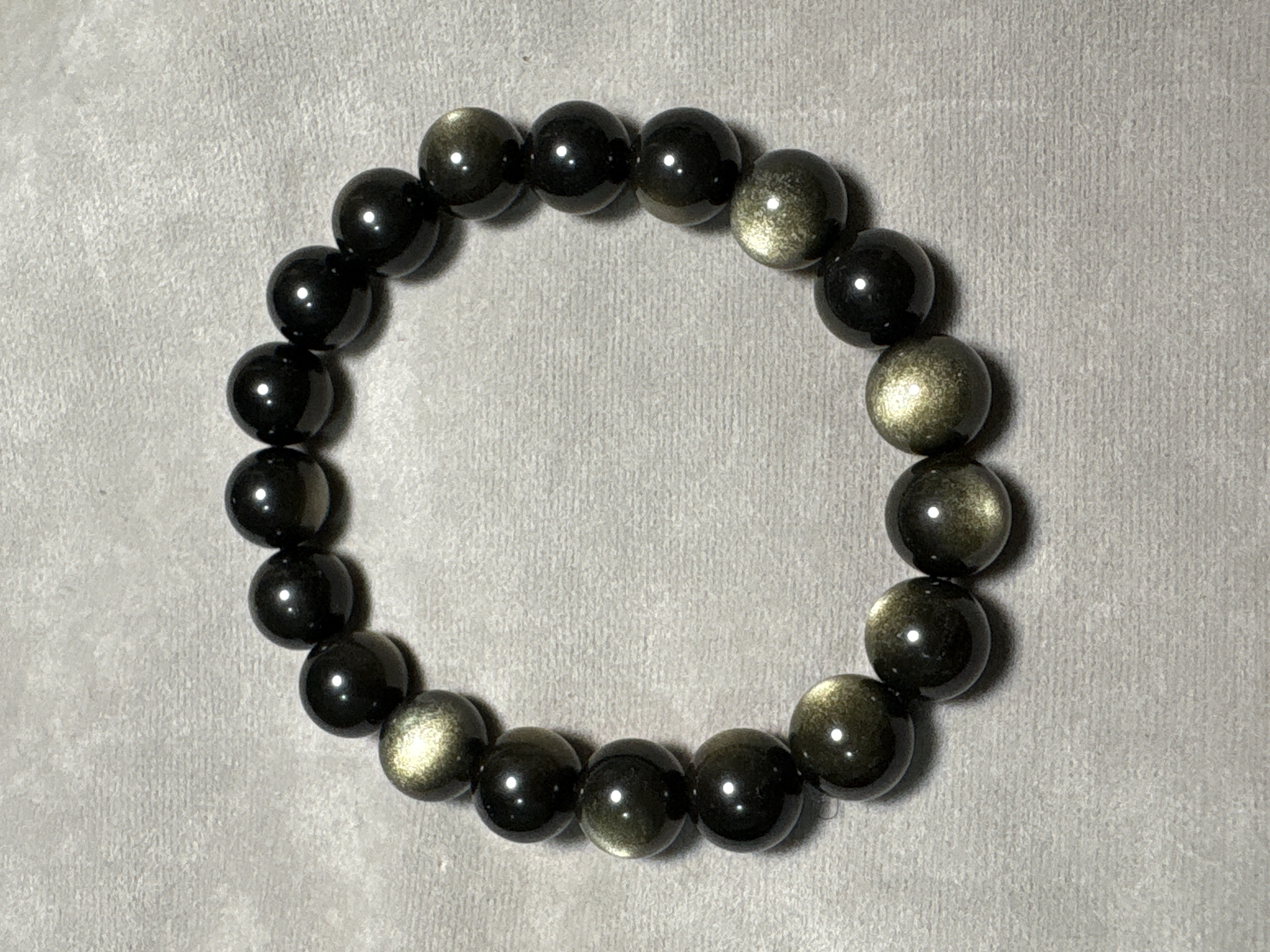 金曜石手串No.4490 ｜10mm珠16cm手圍