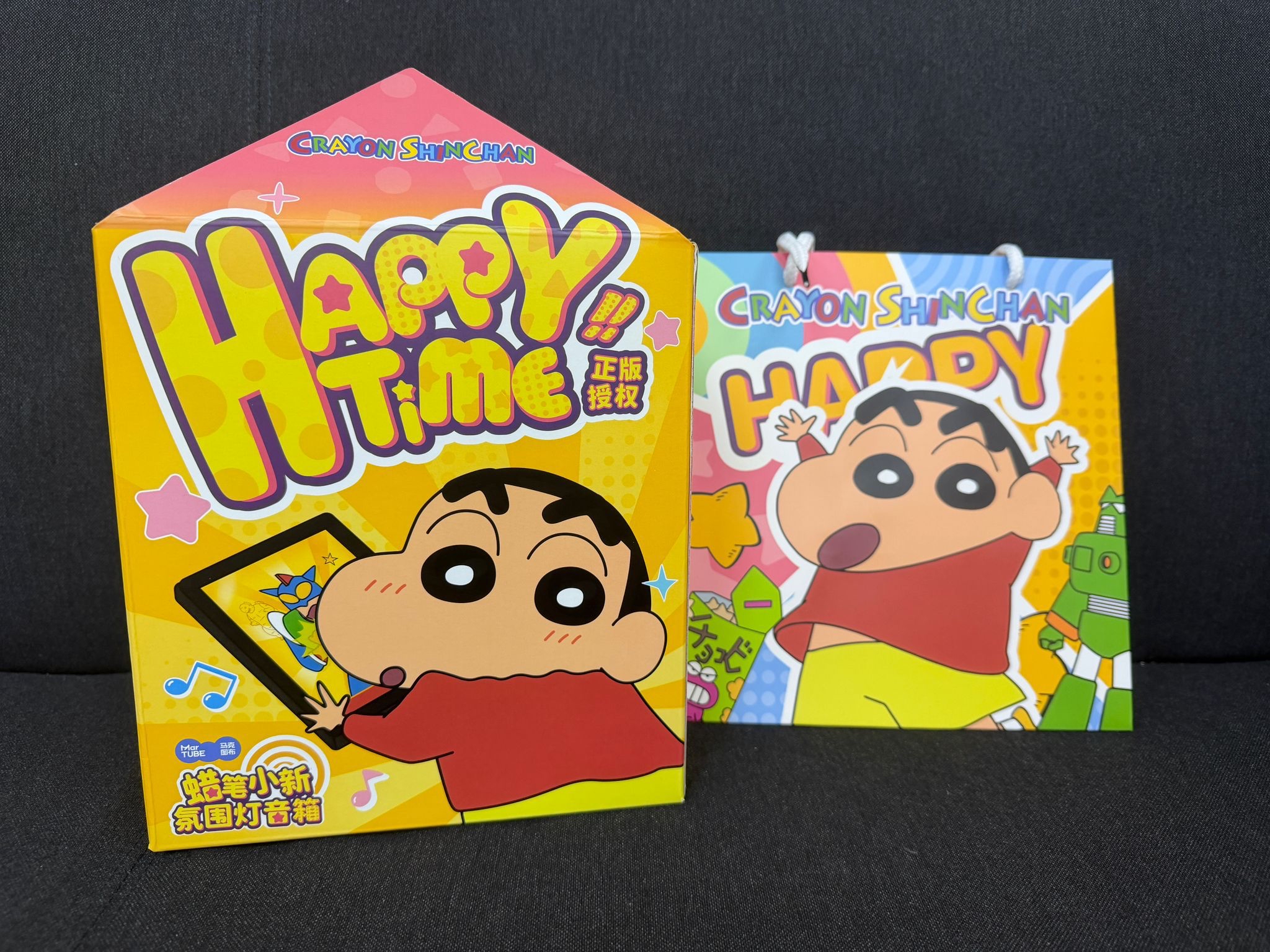 MarTube x 蠟筆小新 正版授權  💡氛圍燈公仔藍牙喇叭🔉