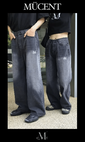 🇰🇷訂購｜MUCENT｜PALMA WIDE DENIM PANTS 2色