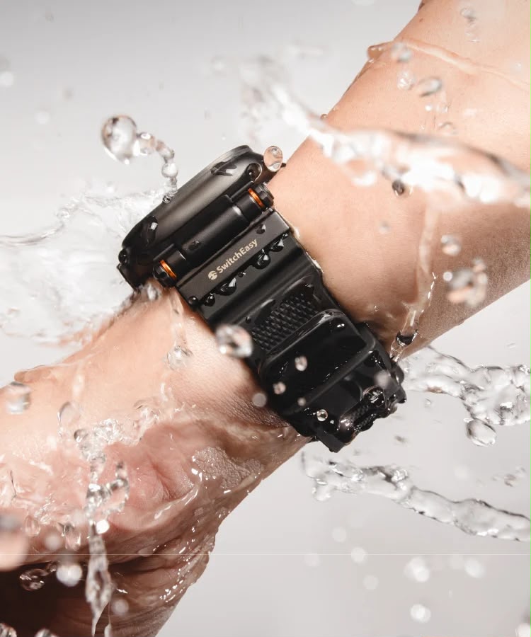 SwitchEasy Rugged 矽膠防水錶帶 For Apple Watch (49/46/45/44MM)