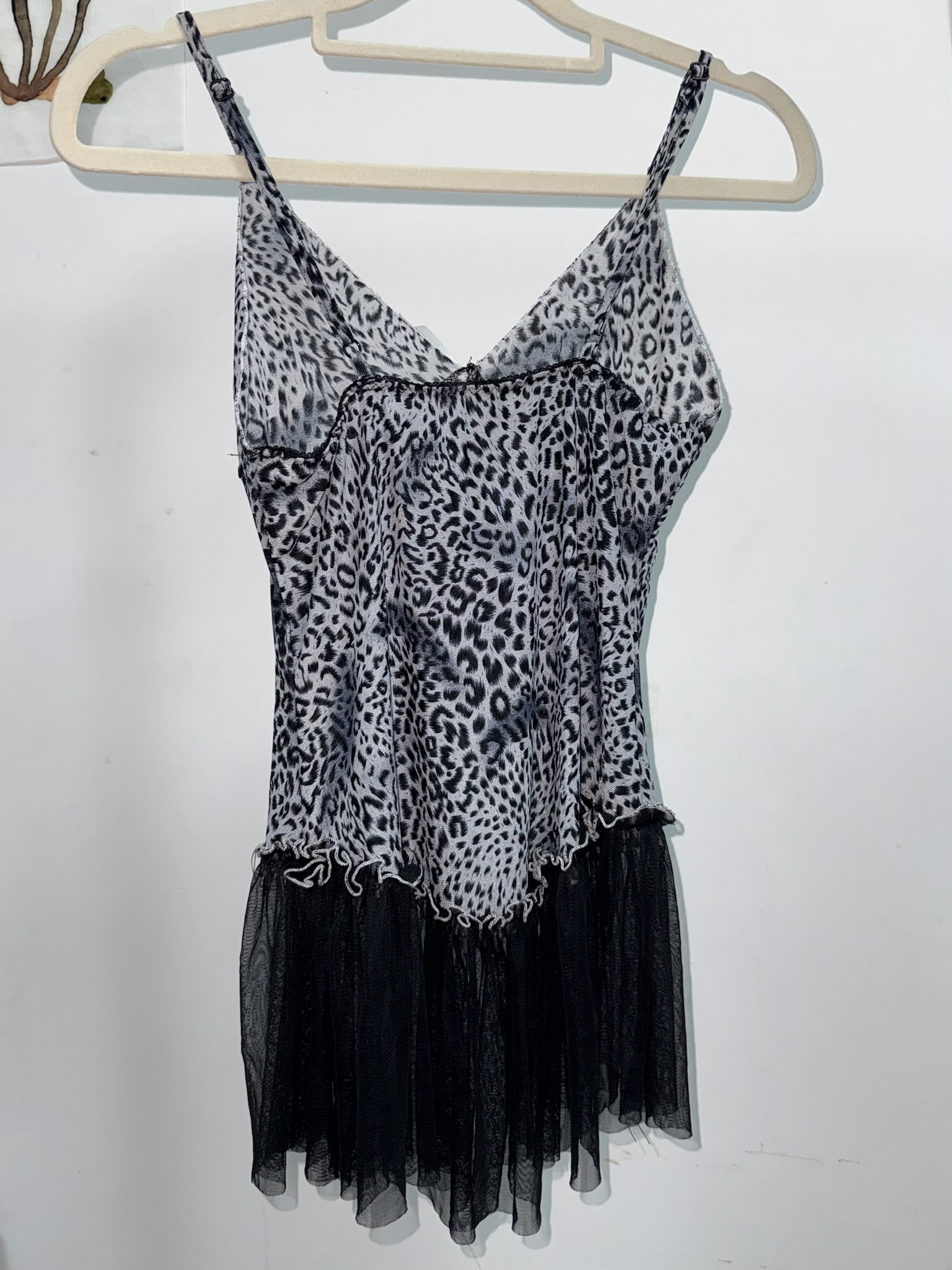 Gyaru Aesthetic Leopard Slip Dress
