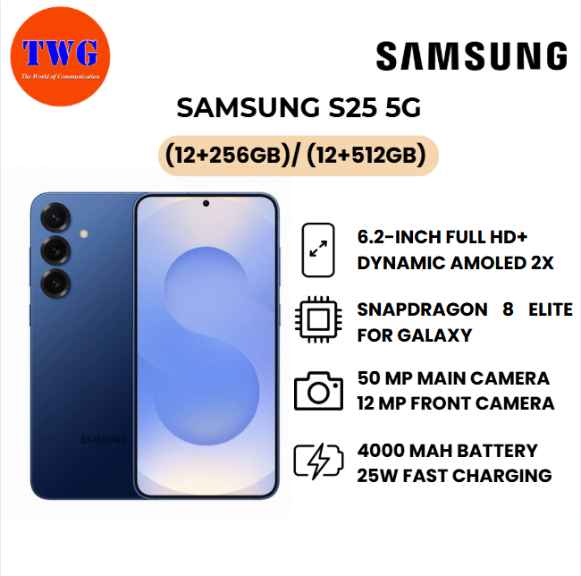SAMSUNG GALAXY S25 PLUS (12+256GB)/(12+512GB) 100% ORIGINAL MALAYSIA BRAND NEW