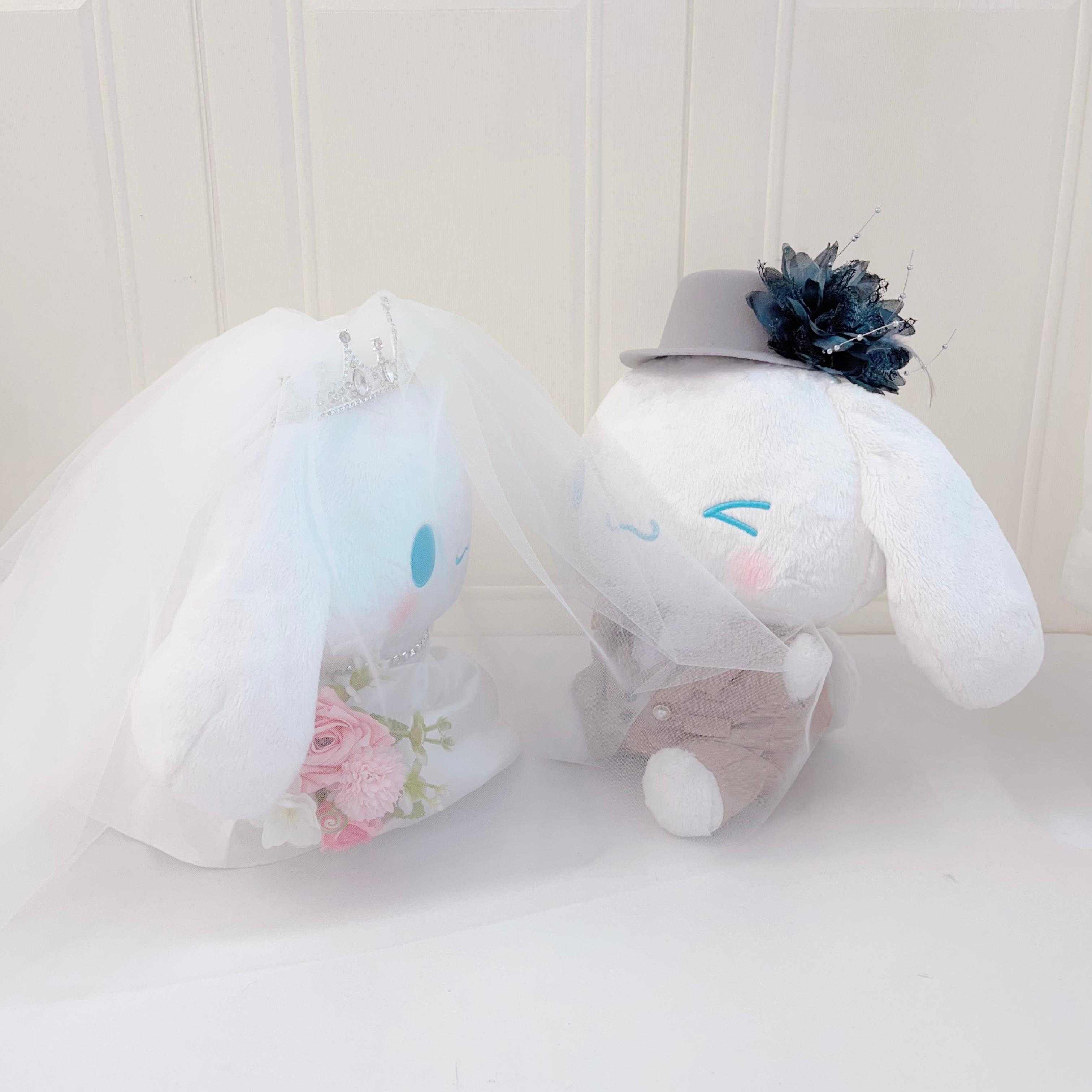 （非現貨)$1300肉桂狗結婚公仔