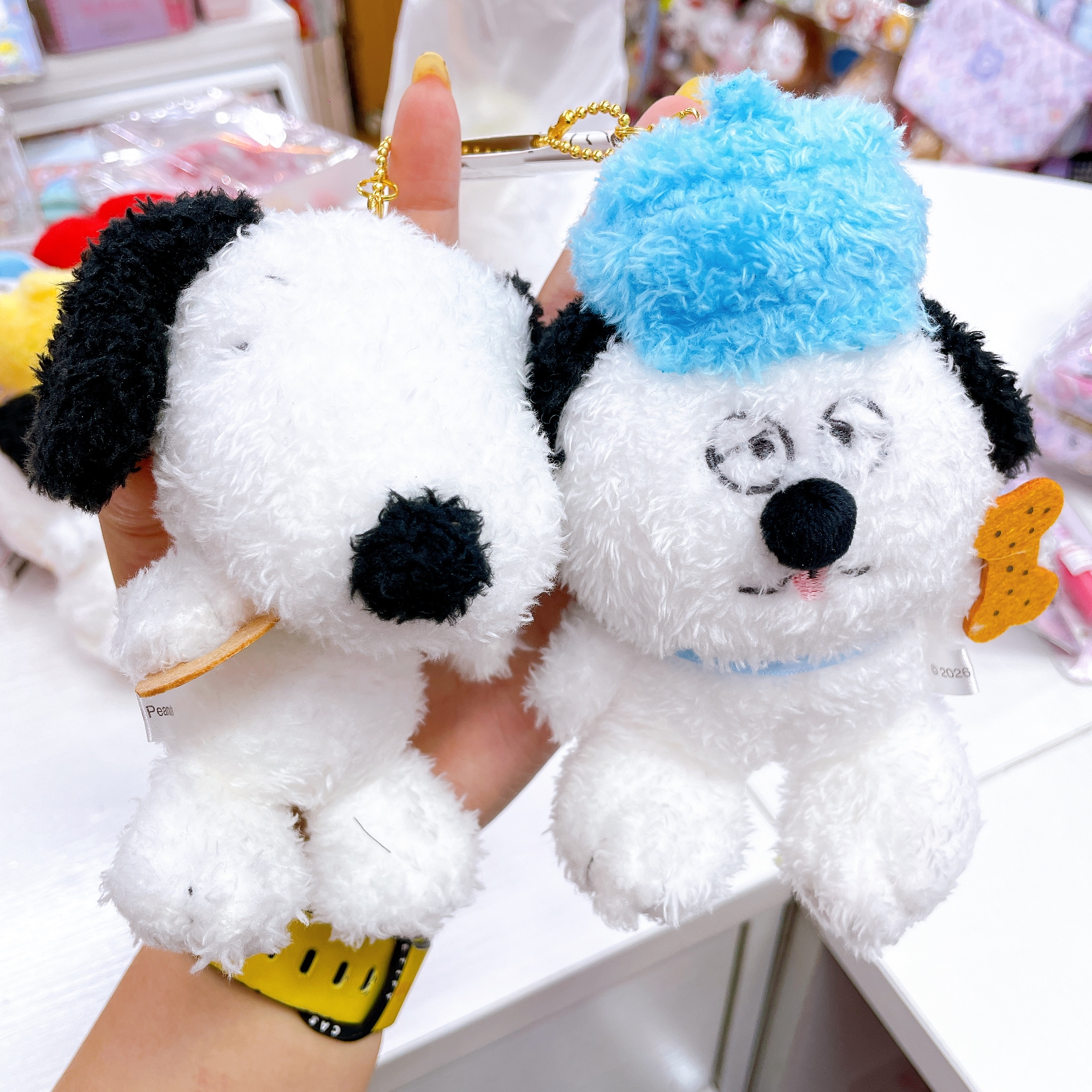 日本直送Snoopy新款磁石貼貼公仔 可以分開掛可以一齊掛