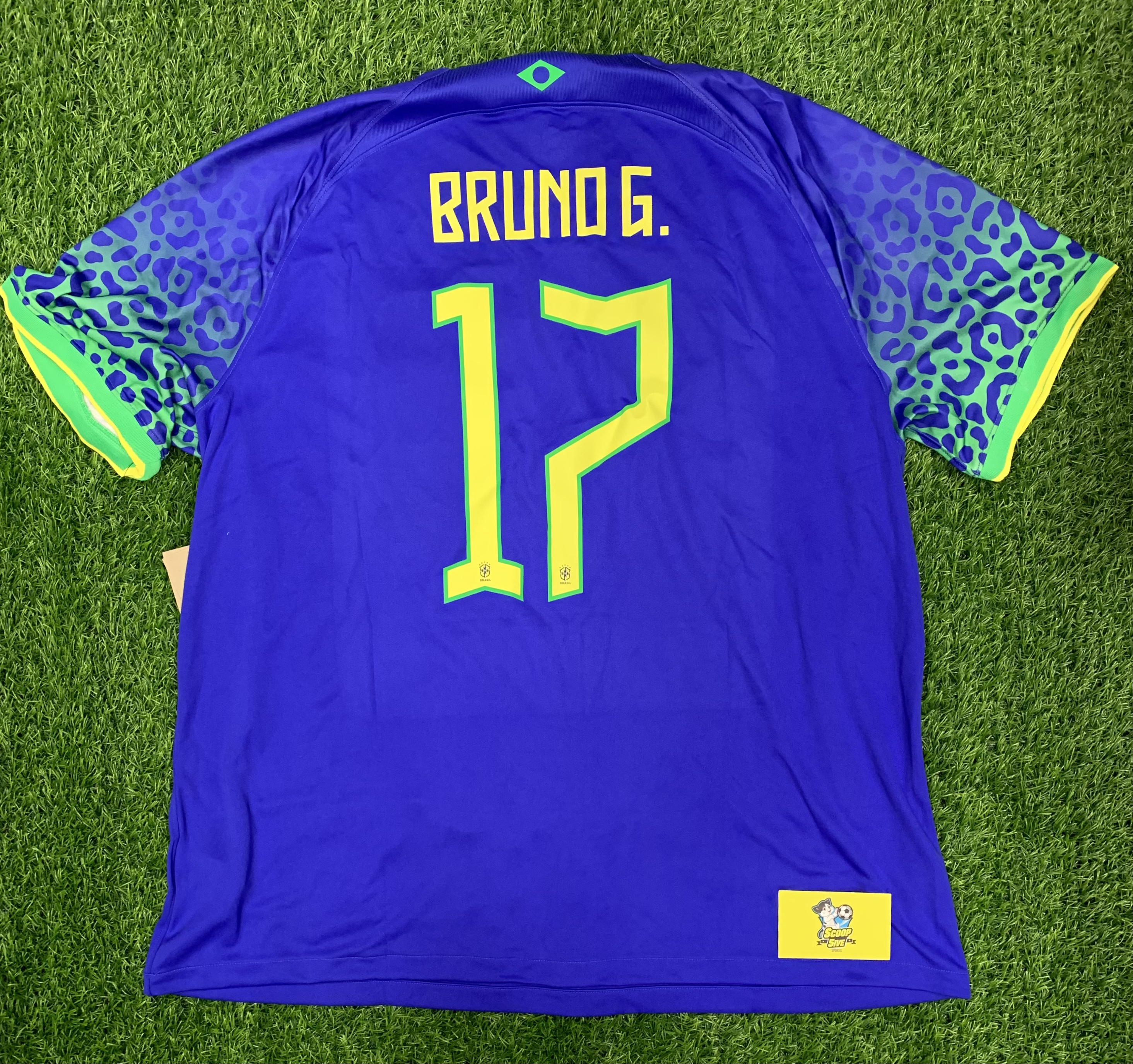 2022 巴西 作客 球迷版 短袖 連17 Bruno G.