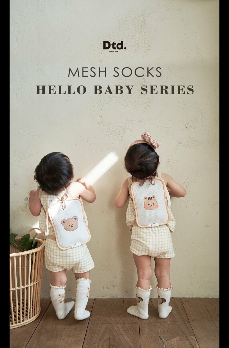 Dottodot 花邊透氣公仔襪