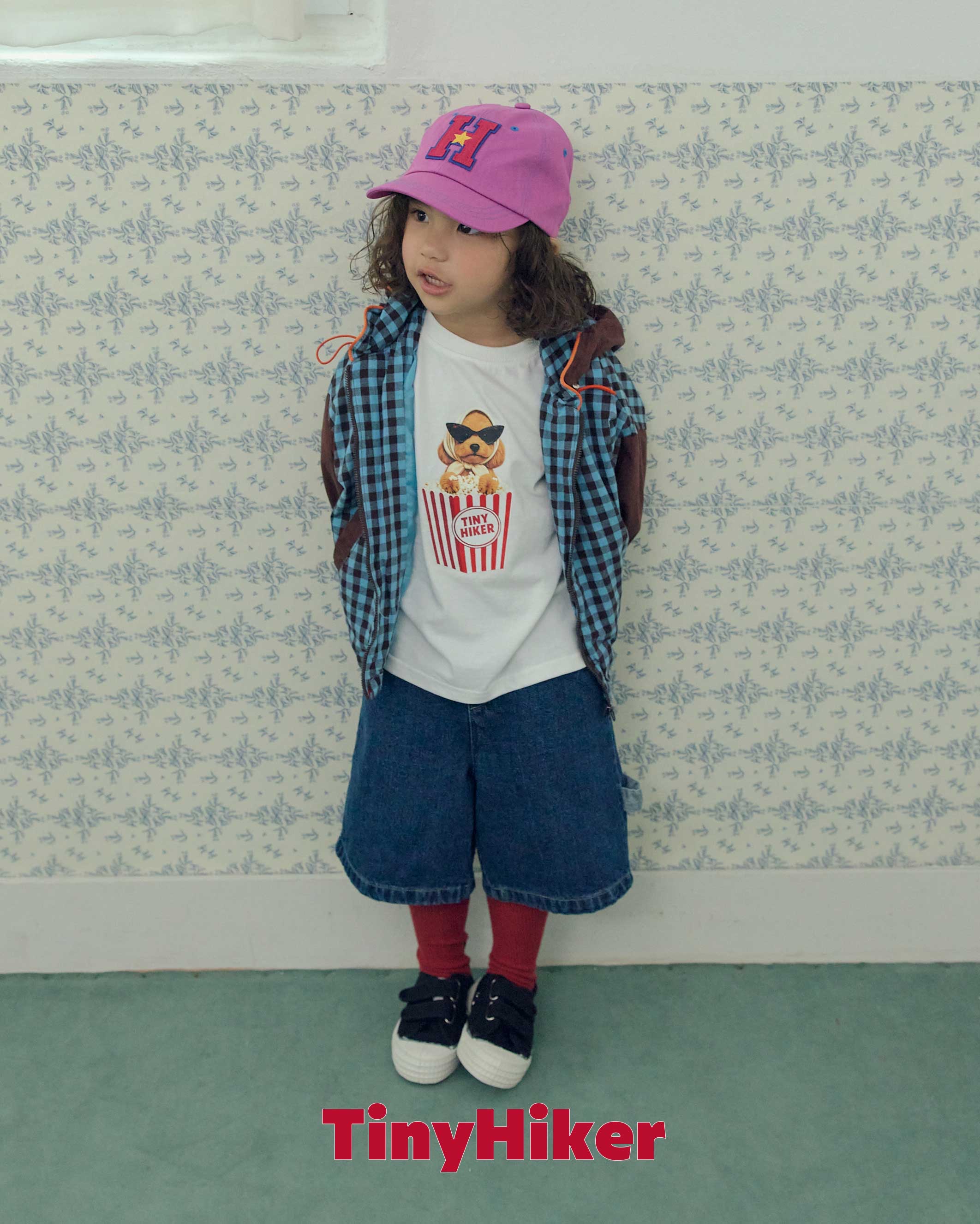 Tiny |  Pposik Check Hoodie Jumper