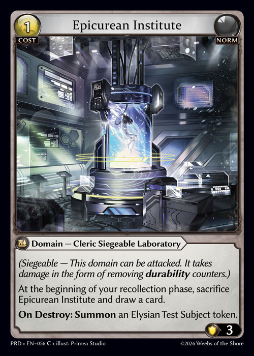 Epicurean Institute / PRD-056 (C)