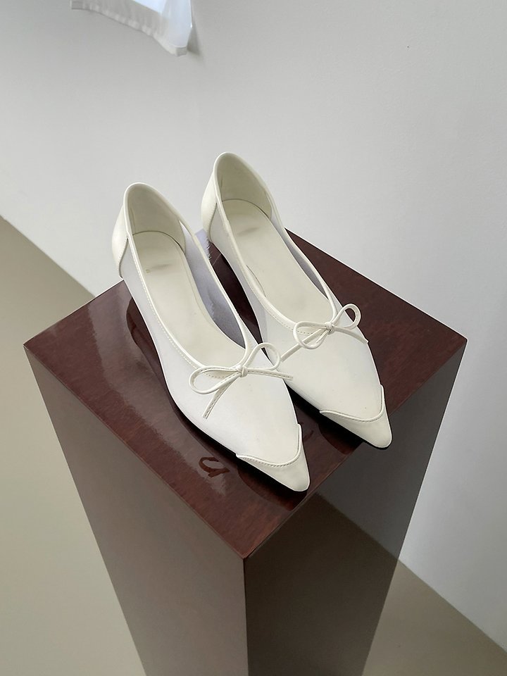 Mesh Pointed Toe Flats (3 colors)