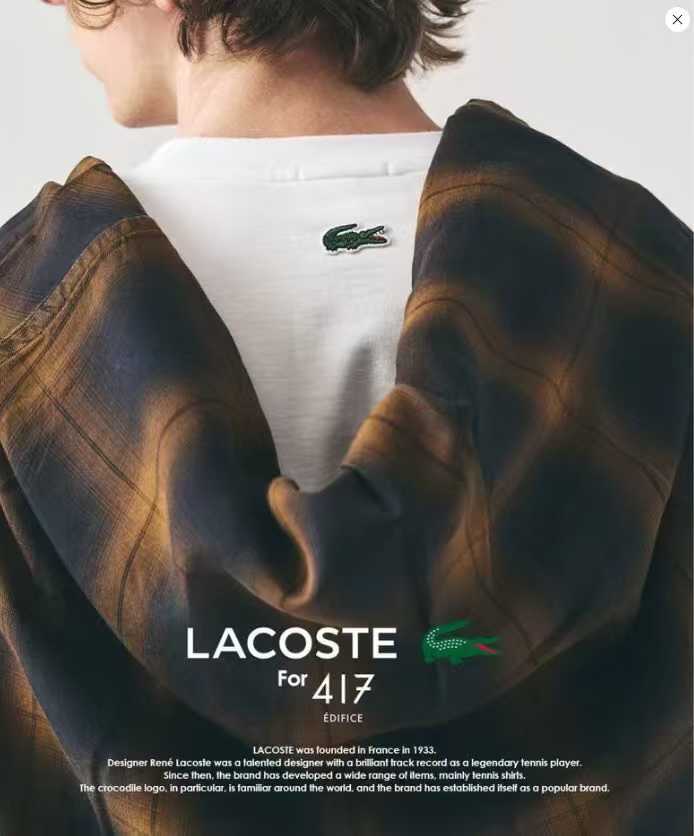 預訂 LACOSTE 417 別注短袖Tee [貨號26A519]