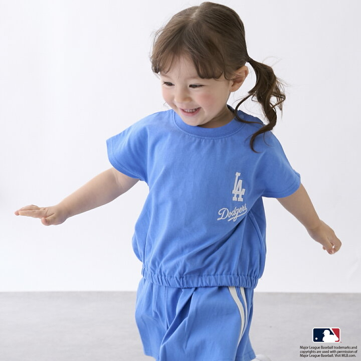 🇯🇵預訂 日本直送🇯🇵Petit Main x MLB系列三色球隊標誌上衣百摺裙上下套裝