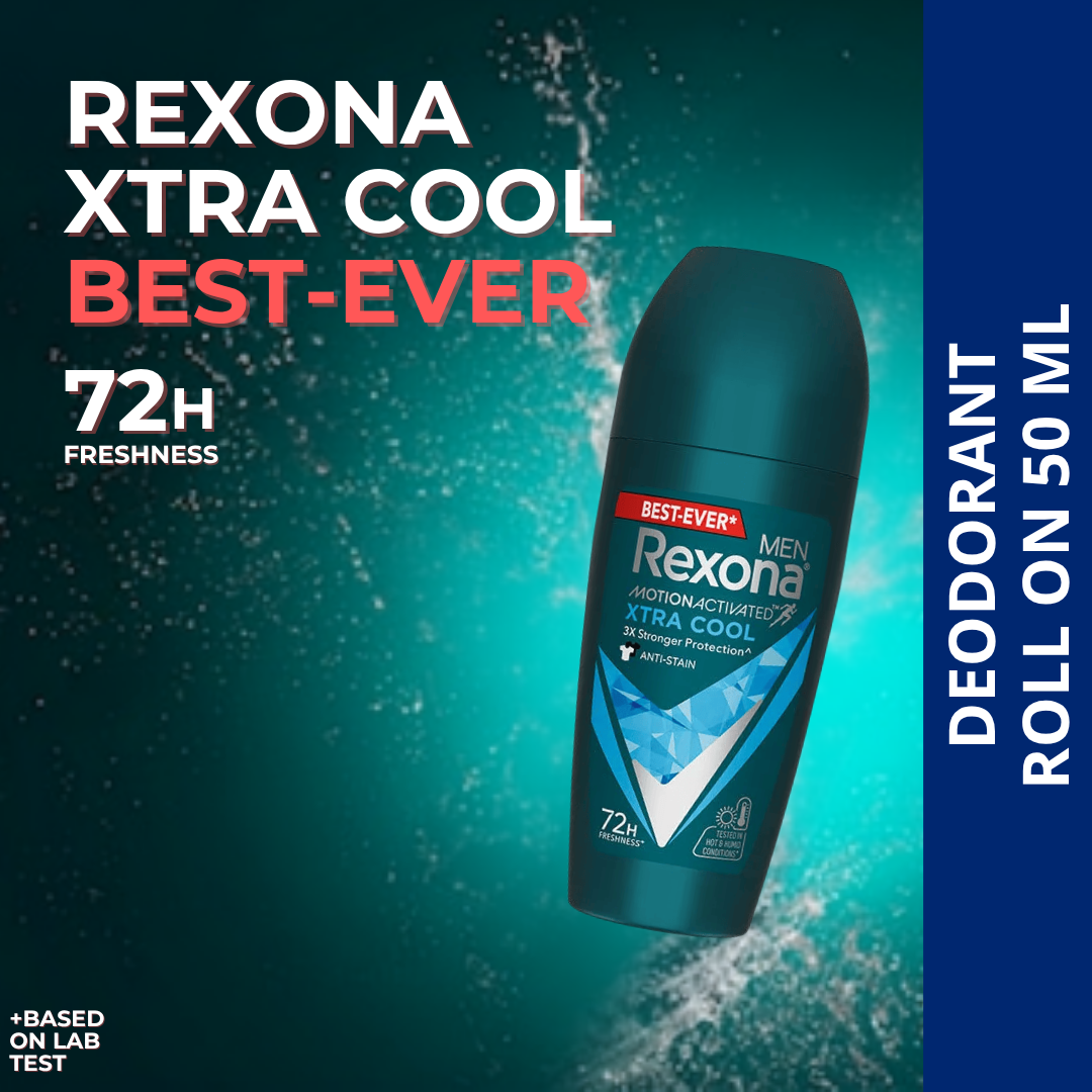 Rexona Men Roll on Deodorant 45ml/50ml Xtra Cool