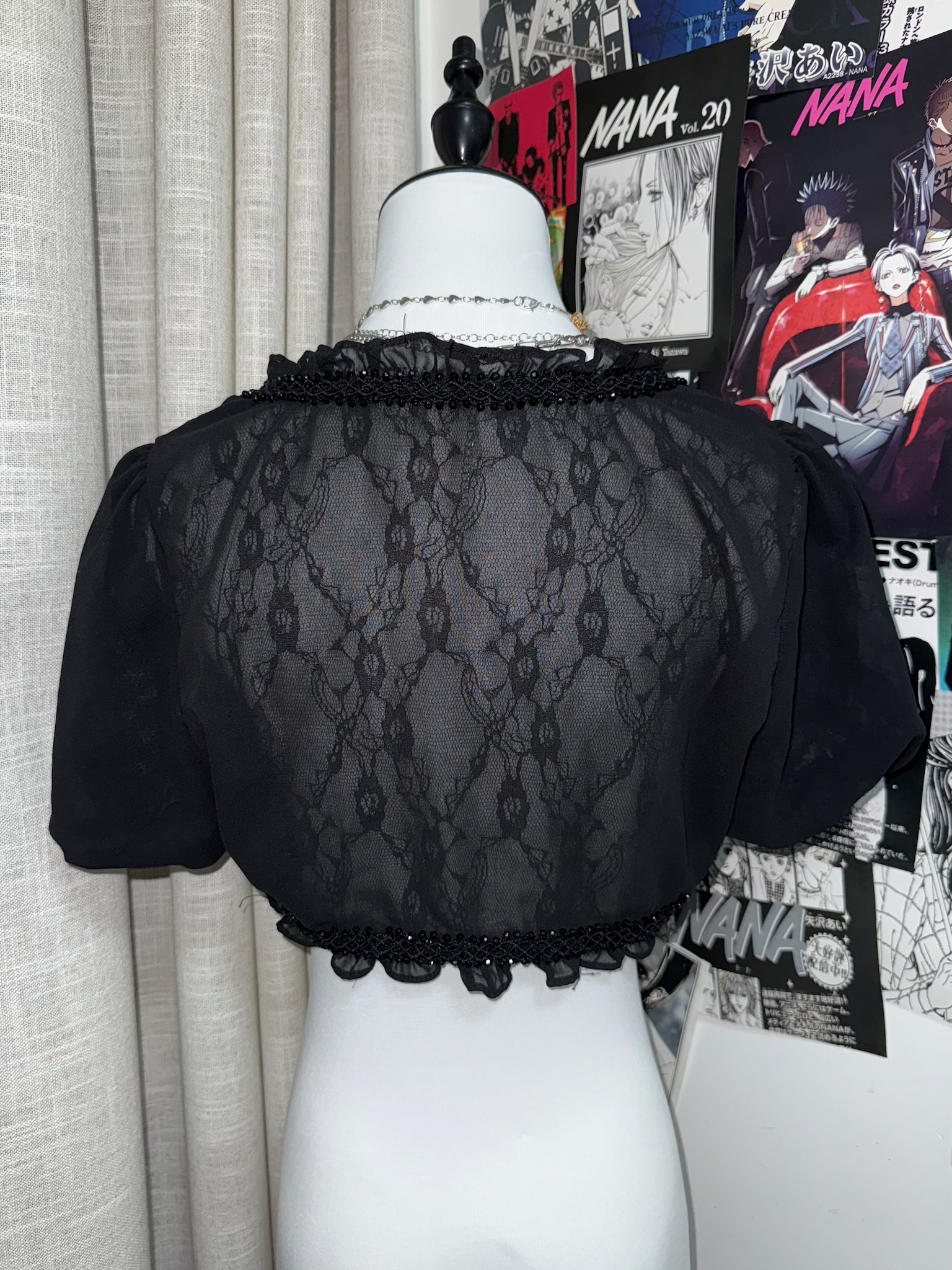 Puff Sleeve Sheer Bolero
