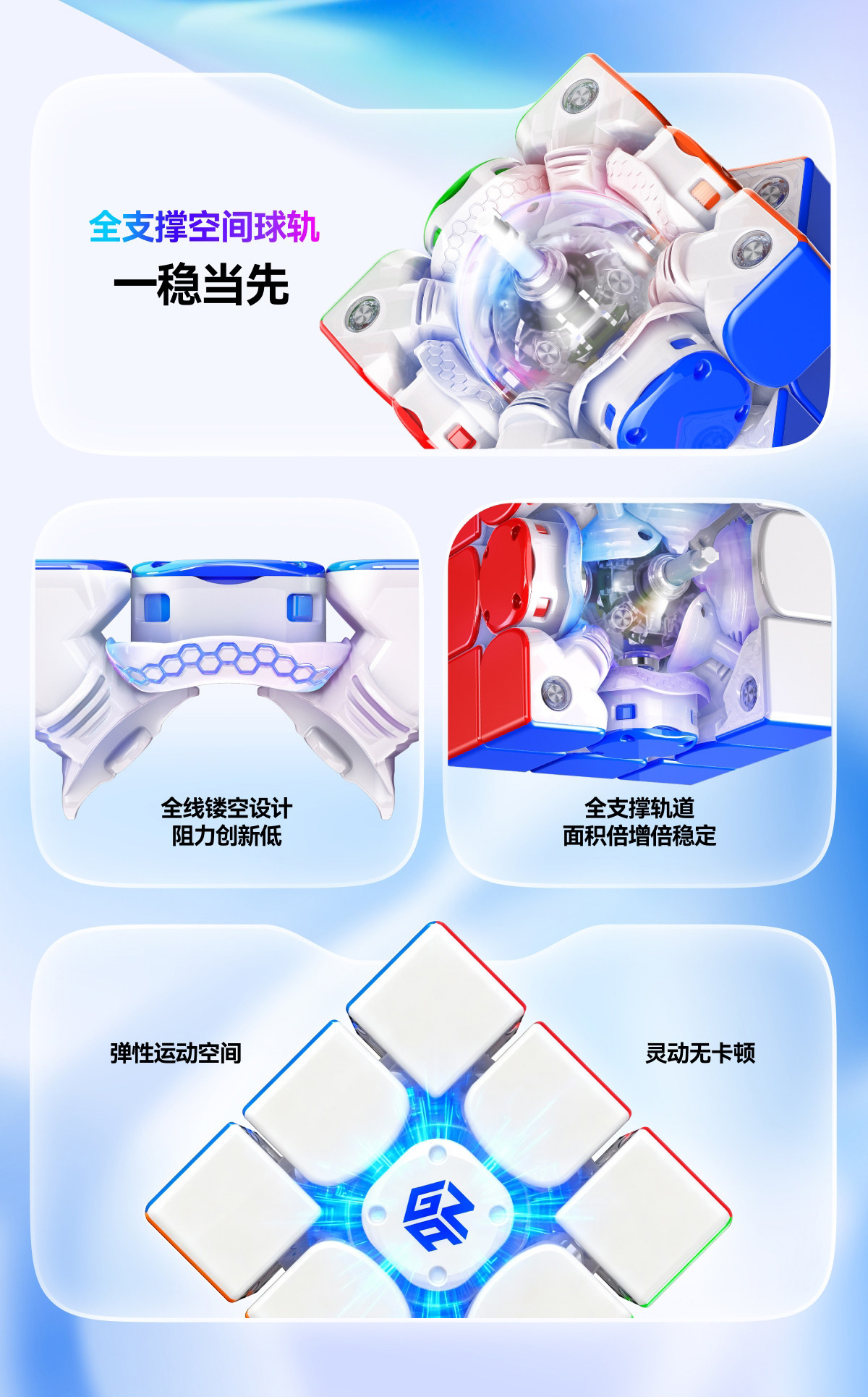 GAN i4 MagLev 3x3 智能扭計骰