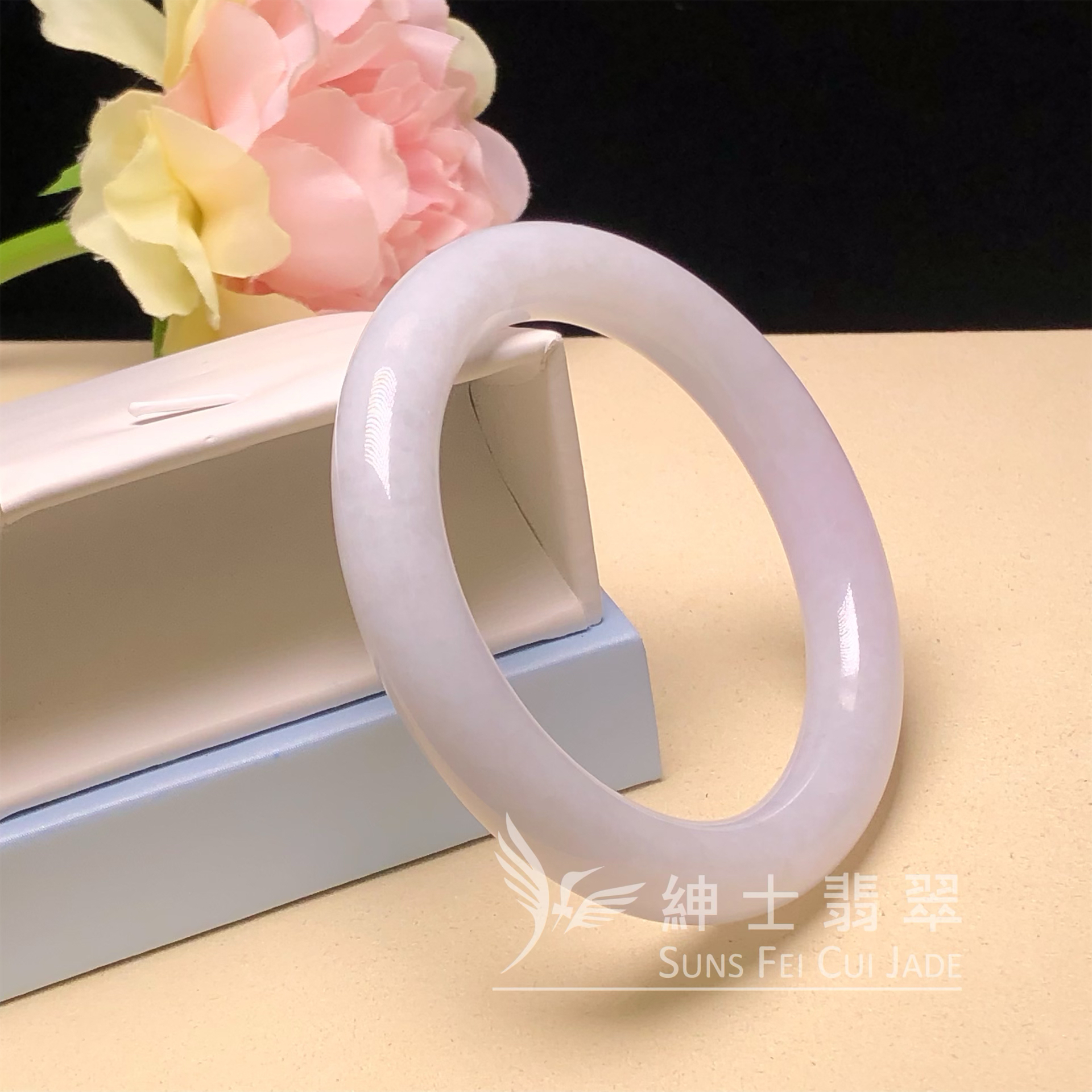#YM00249 🎁紫羅蘭圓鐲56.5mm