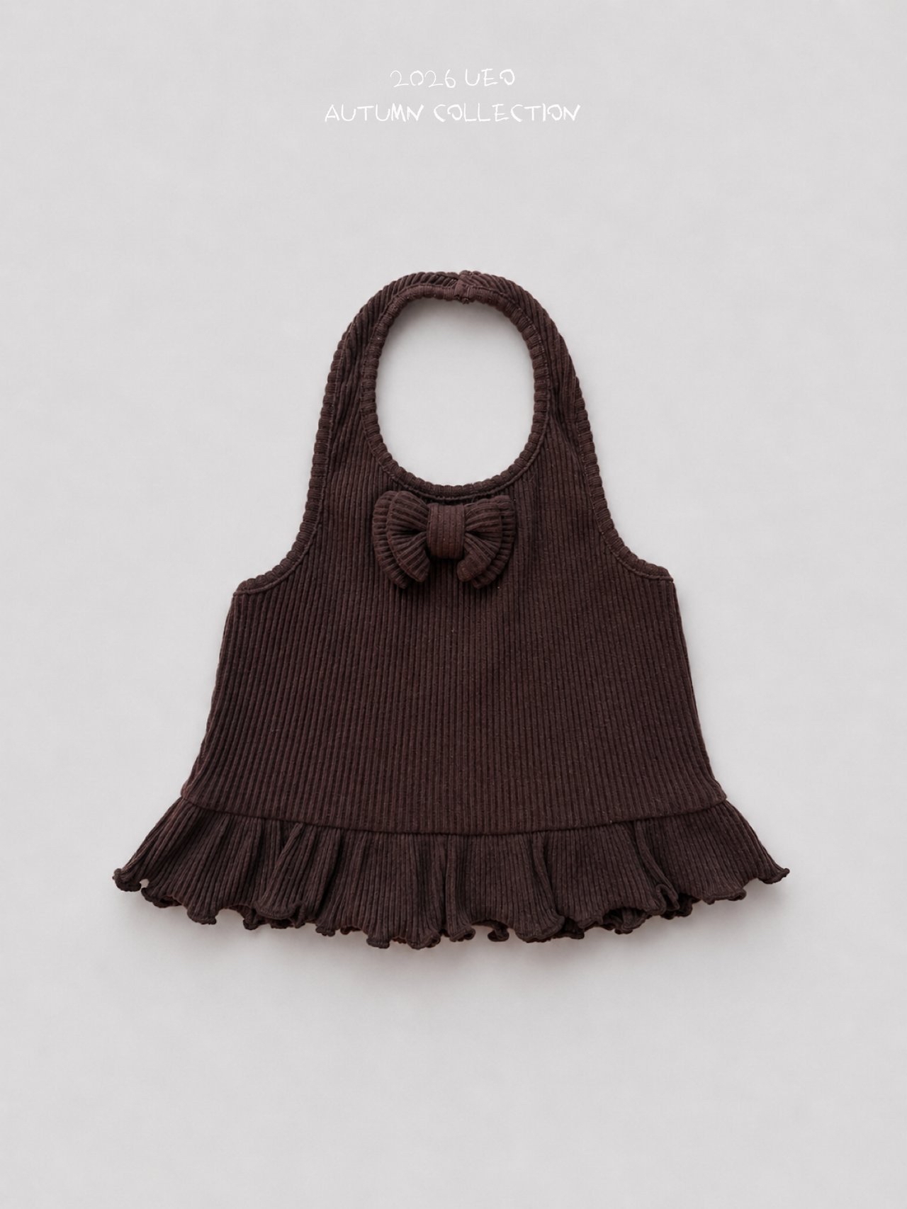 Girls | Ribbon Frill Halter Neck