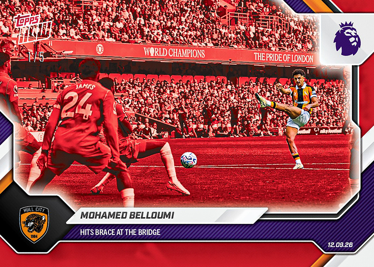 Mohamed Belloumi - 2026-27 Premier League Topps NOW® #26【團購】