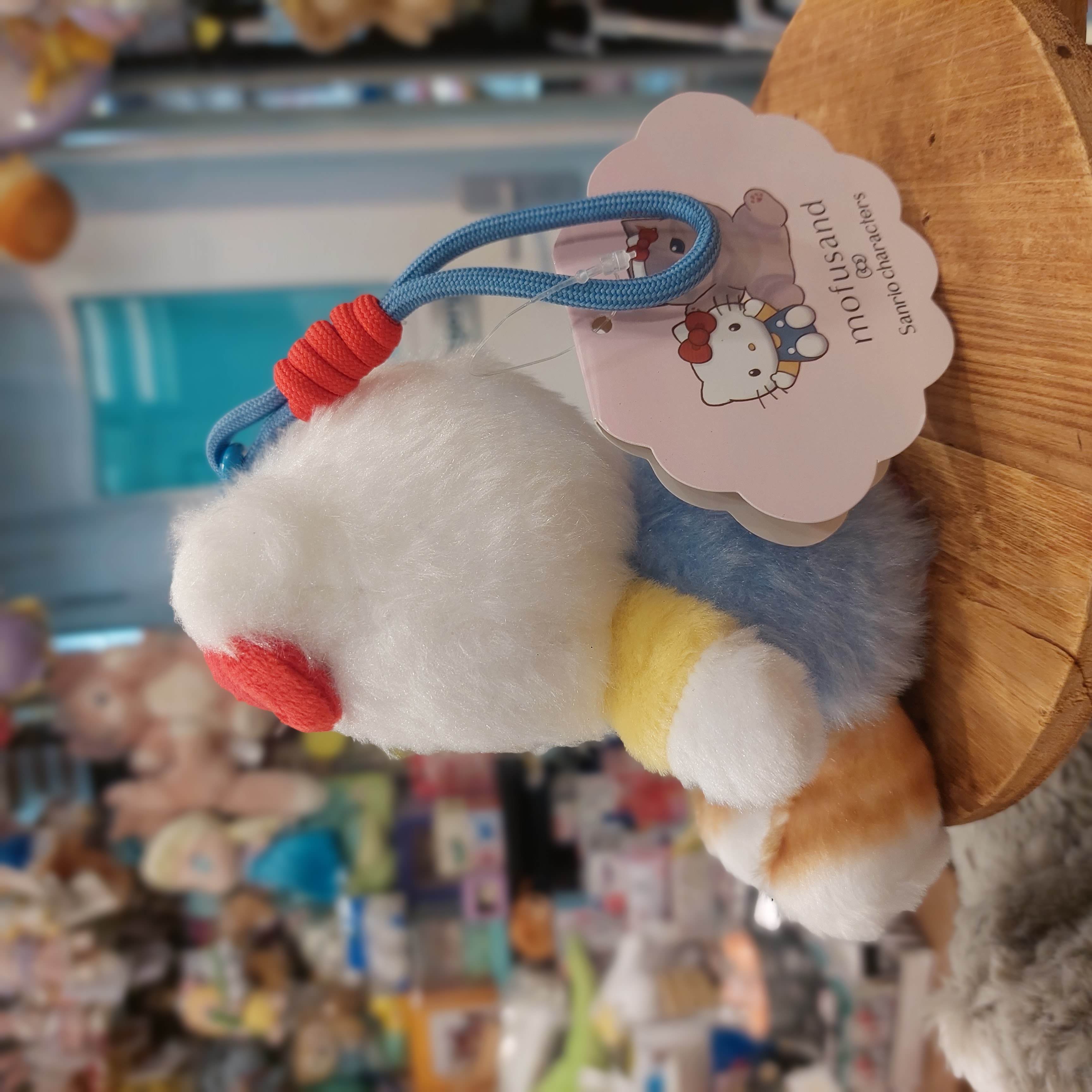 日版 Sanrio Hellokitty x Mofusand 鯊魚貓 公仔掛件吊飾 