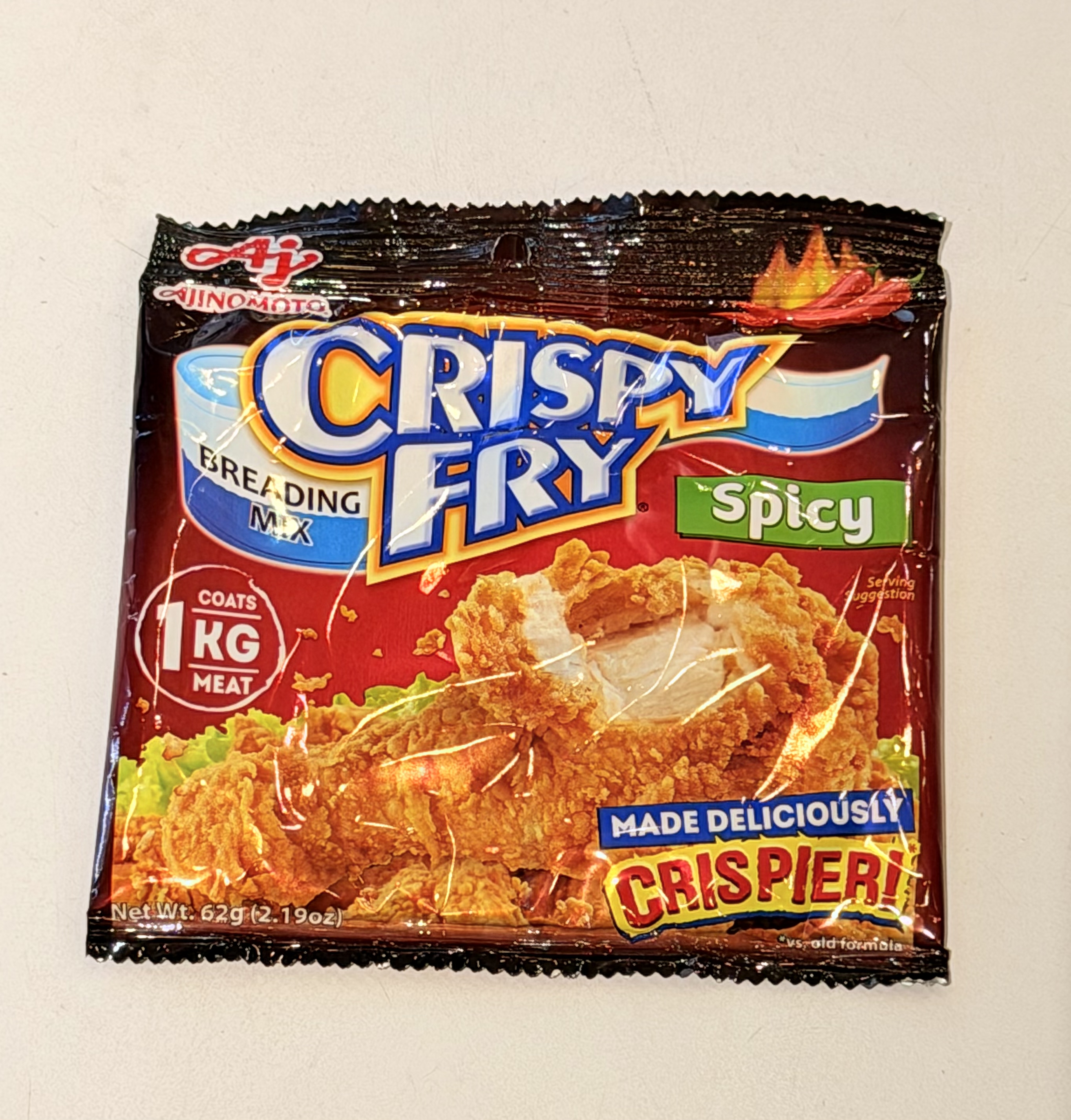 Ajinomoto Crispy Fry--Spicy 酥炸粉(香辣) 62g - 1包