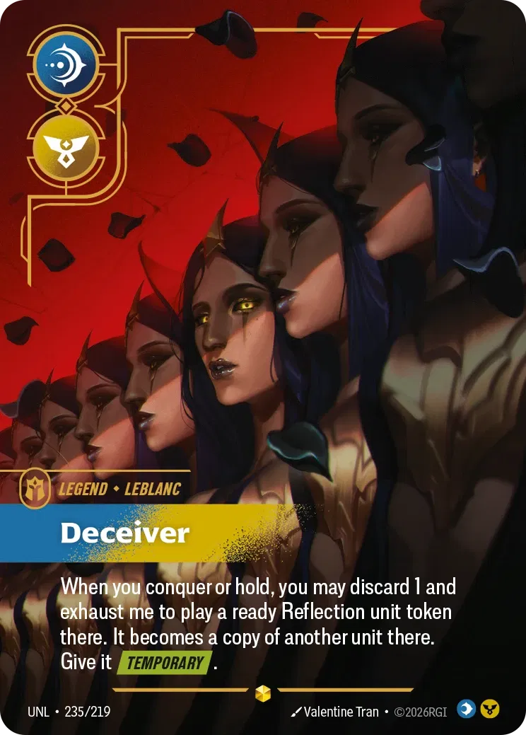 [ Unleashed - Overnumber ] UNL-235/219 Leblanc Deceiver