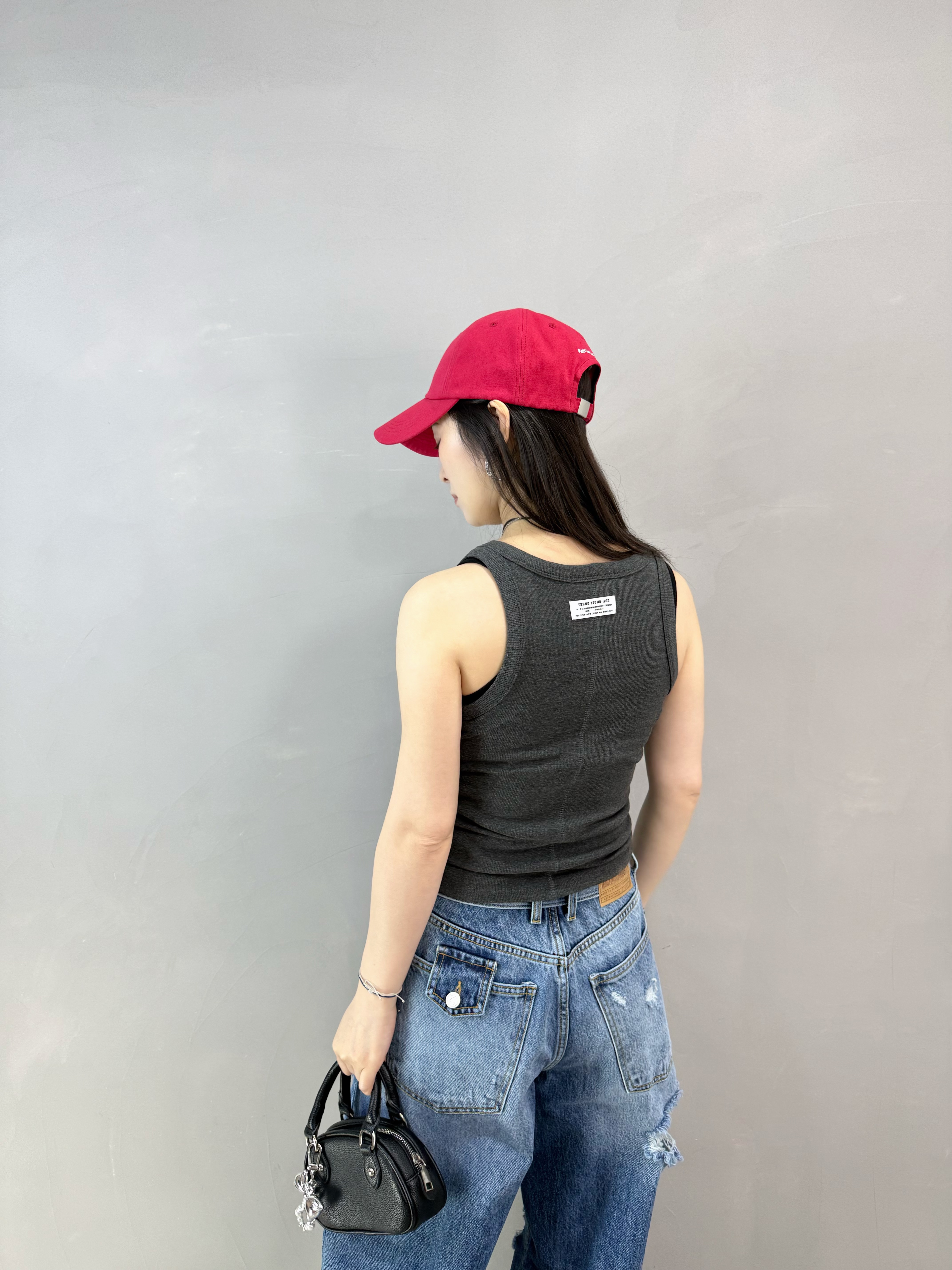 H62 後車章暗紋背心