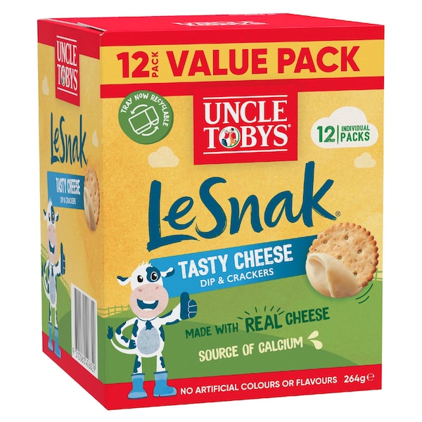 Uncle Tobys Le Snak Cheese Crackers 澳洲芝士餅乾 (各款)