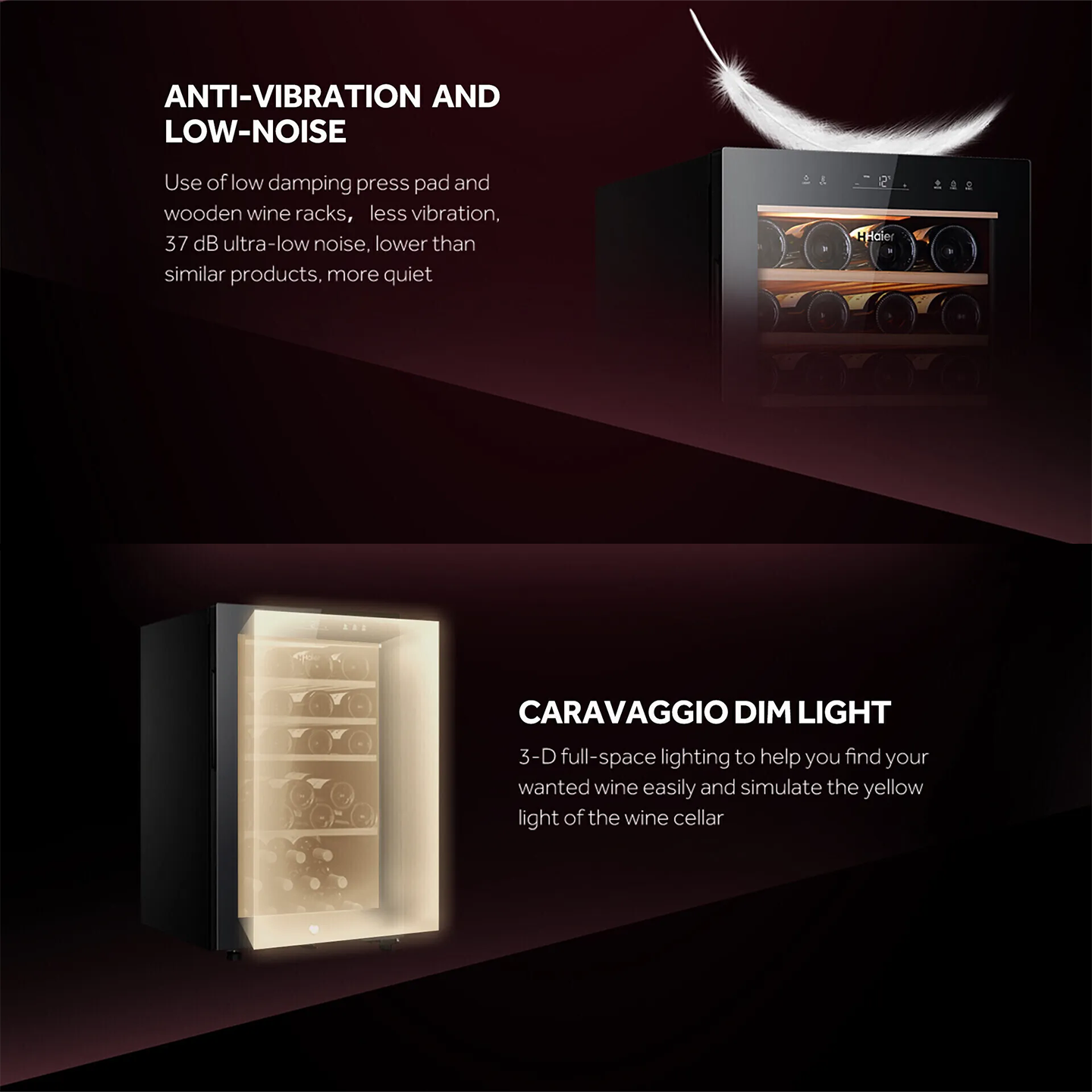 Haier 49 Bottles Wine Chiller (HWS-49G)