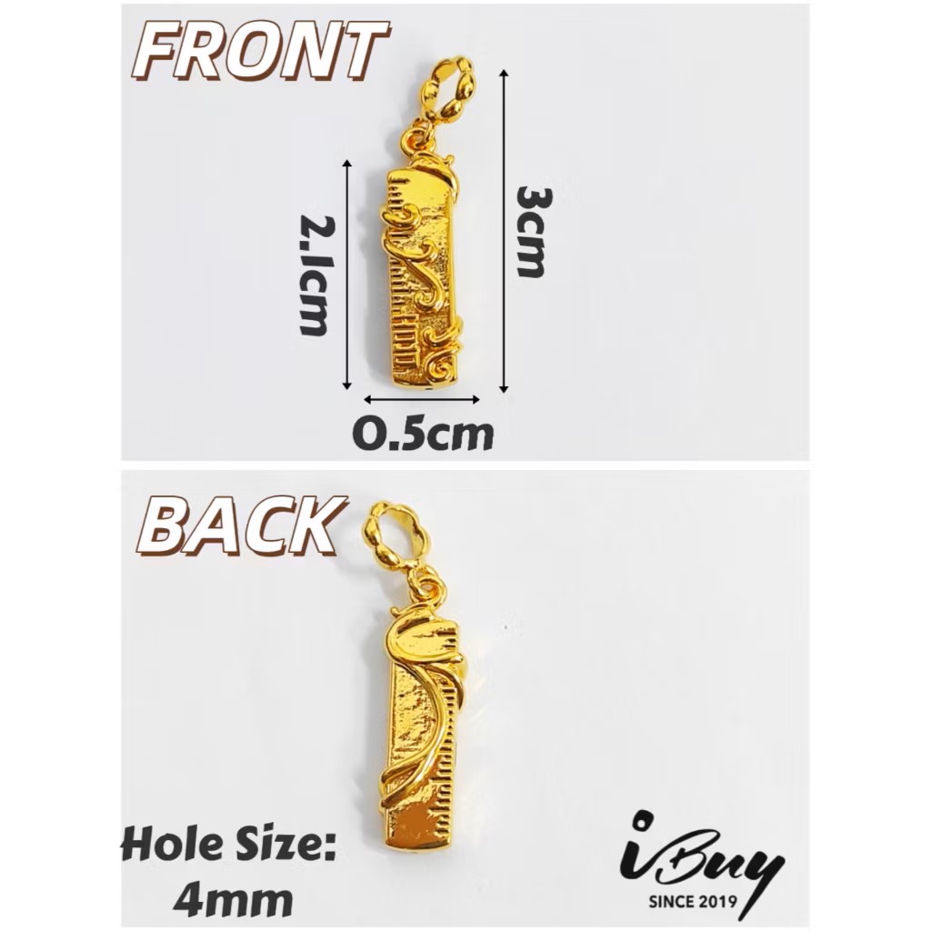 916 HARD GOLD WEDDING JOY ABACUS/ COMB/ SCISSORS/ MIRROR/ SHOE/ RUYI/ BASKET/ RULER CHARM BEAD 916 硬金  囍 算盘/ 梳子/ 剪刀/ 镜子/ 鞋子/ 如意/ 金斗/ 尺子串咀