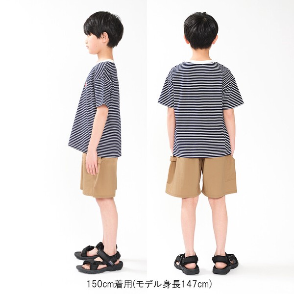 🆕【⭐訂購⭐】🇯🇵日本直送🌀Daddy oh Daddy 刺繡貼片 條紋 短袖T恤［2款選］🌀 [ELDA-0278][260530]