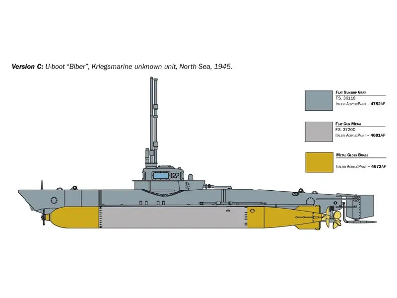 1/35 Biber Midget Submarine