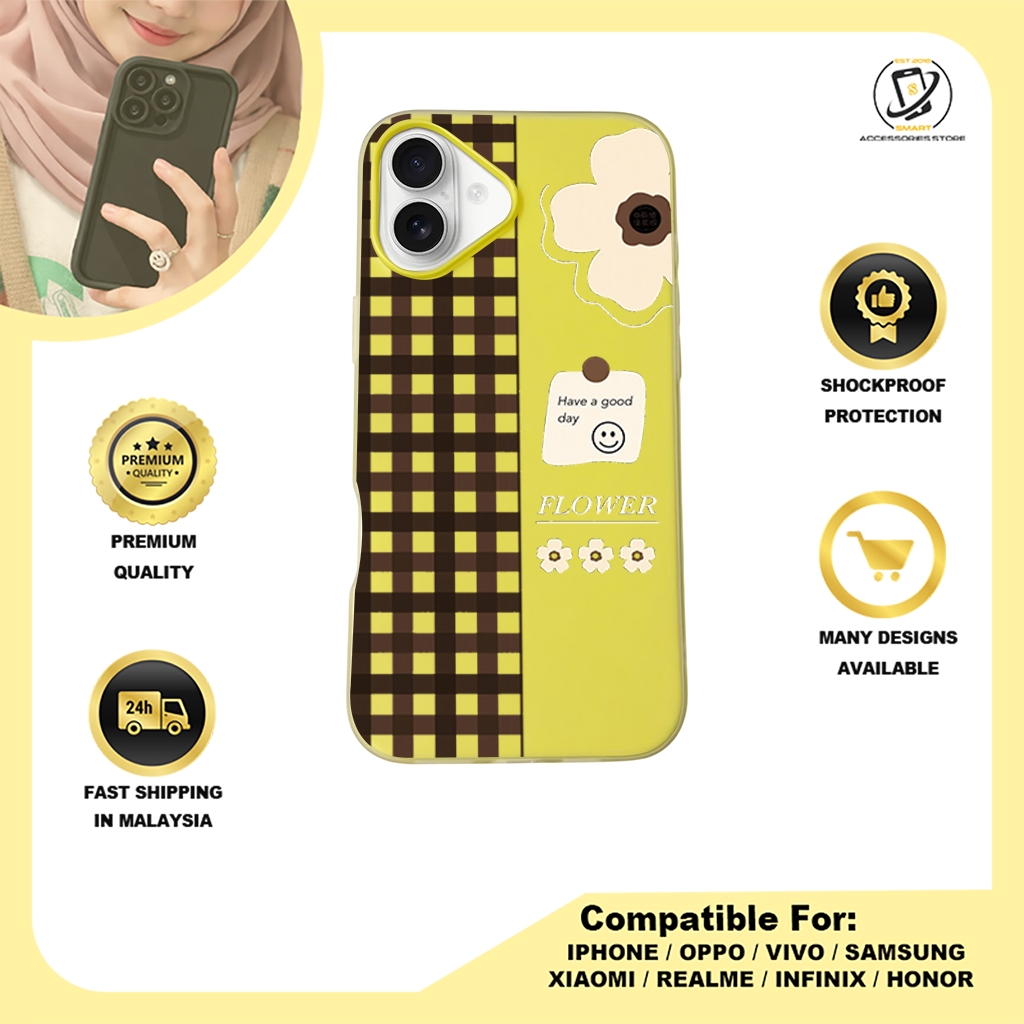 JELLY CASE PHONE FOR IPHONE - DESIGN FLOWER G